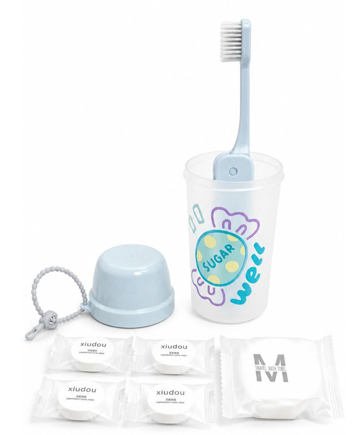 ZQBIEE Cute Portable Kids Toothbrush With Plastic Case And Soft Tissue Paper-picture-18