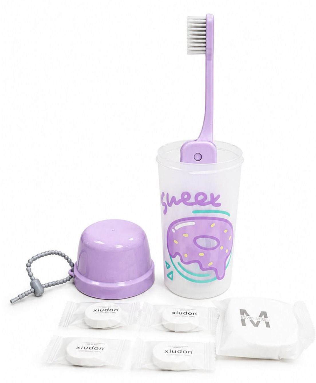 ZQBIEE Cute Portable Kids Toothbrush With Plastic Case And Soft Tissue Paper-picture-31