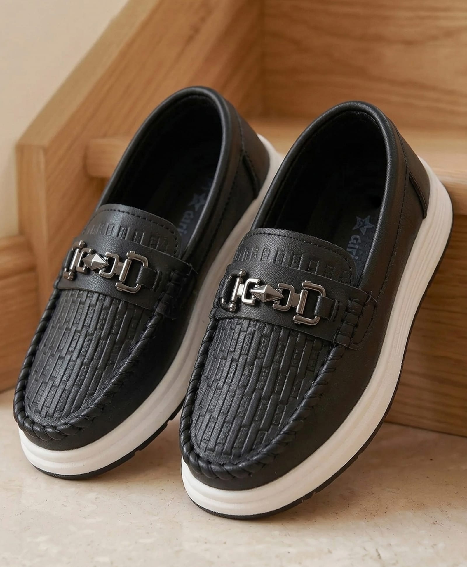 Cute Walk by Babyhug Slip On Solid Formal & Party Wear Shoes - Black-image-26