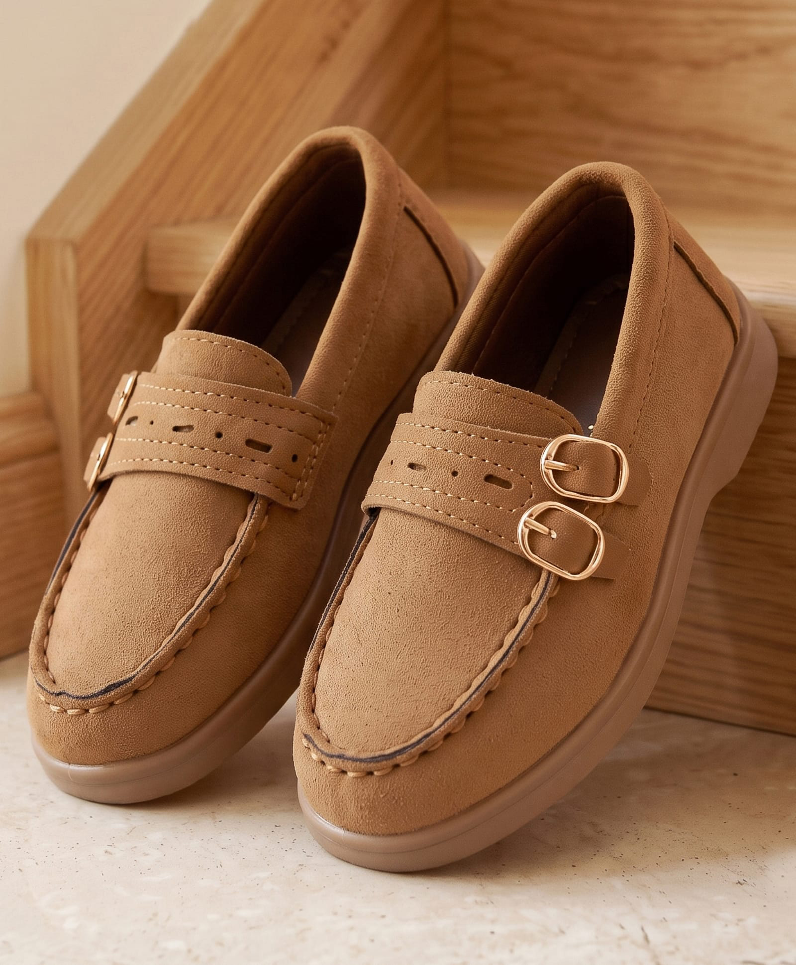 Cute Walk by Babyhug Slip On Formal & Party Wear Shoes With Applique - Brown-picture-12