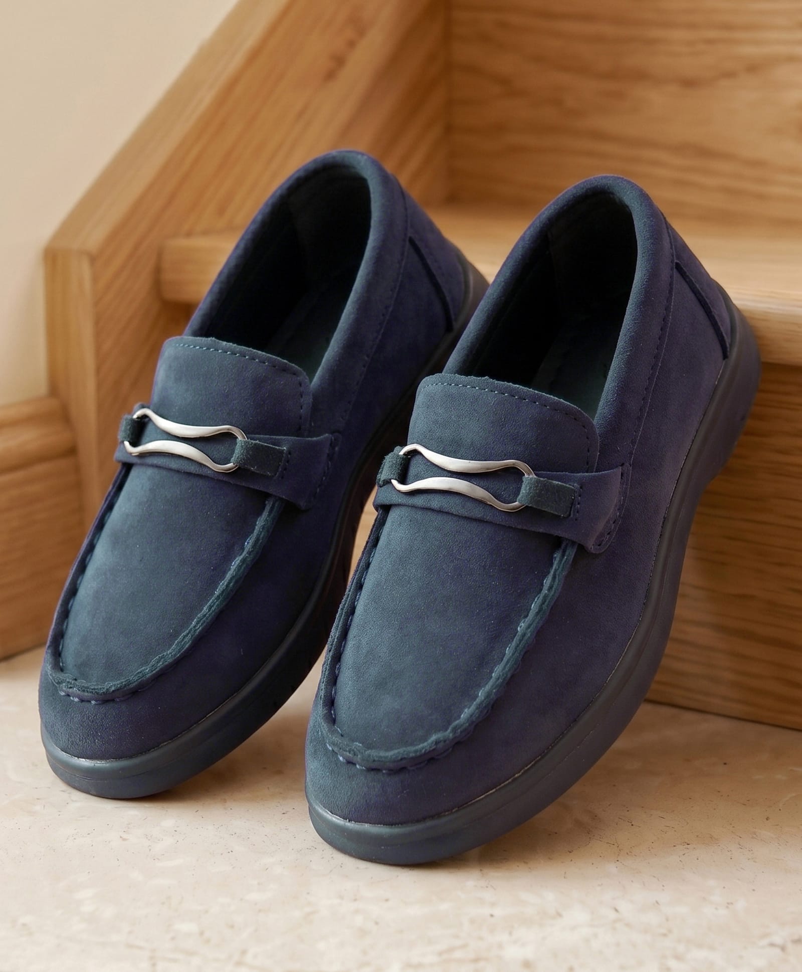 Cute Walk by Babyhug Slip On Formal & Party Wear Shoes With Applique - Navy Blue-picture-16