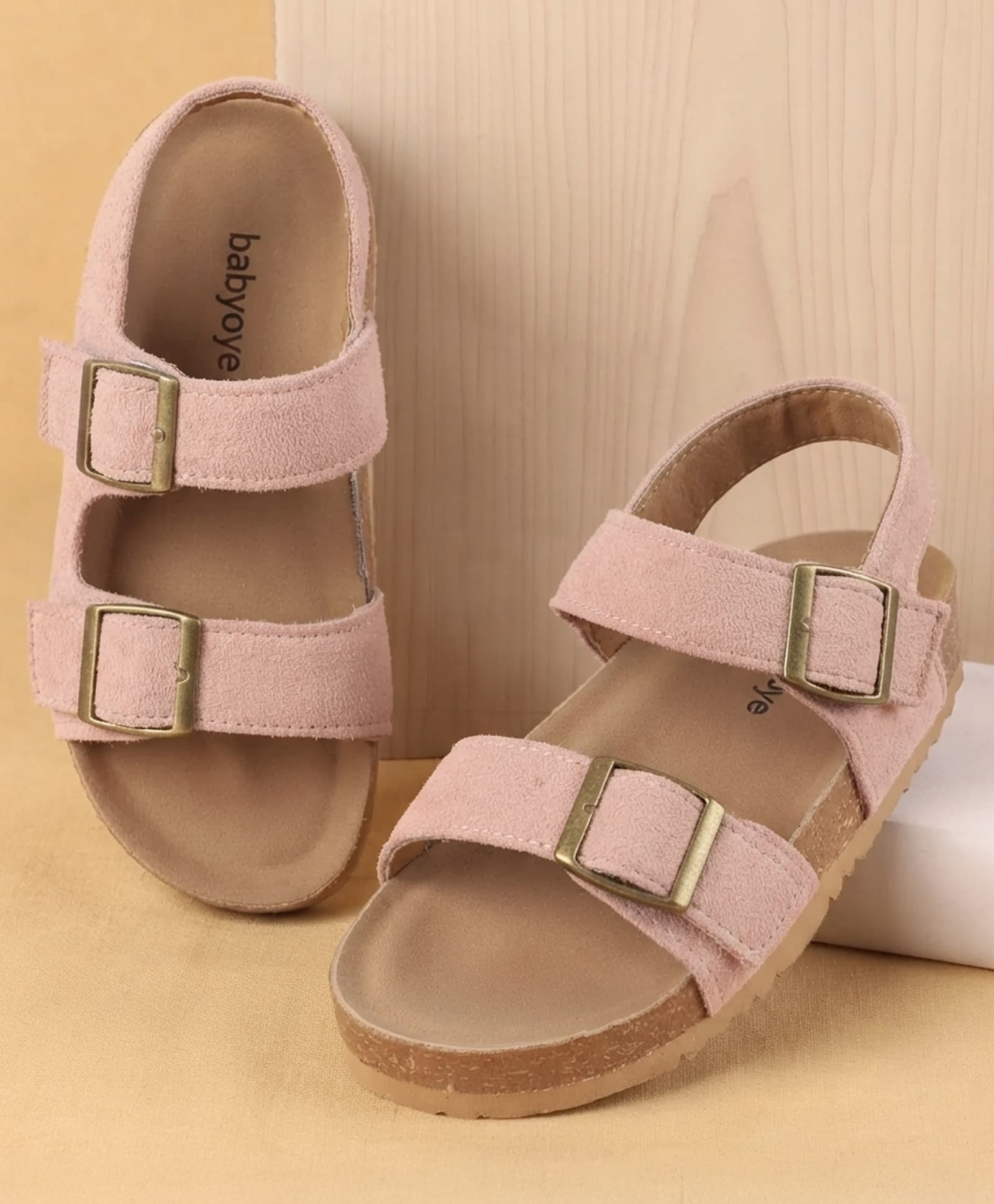 Babyoye Clip Closure Sandals - Pink-picture-15