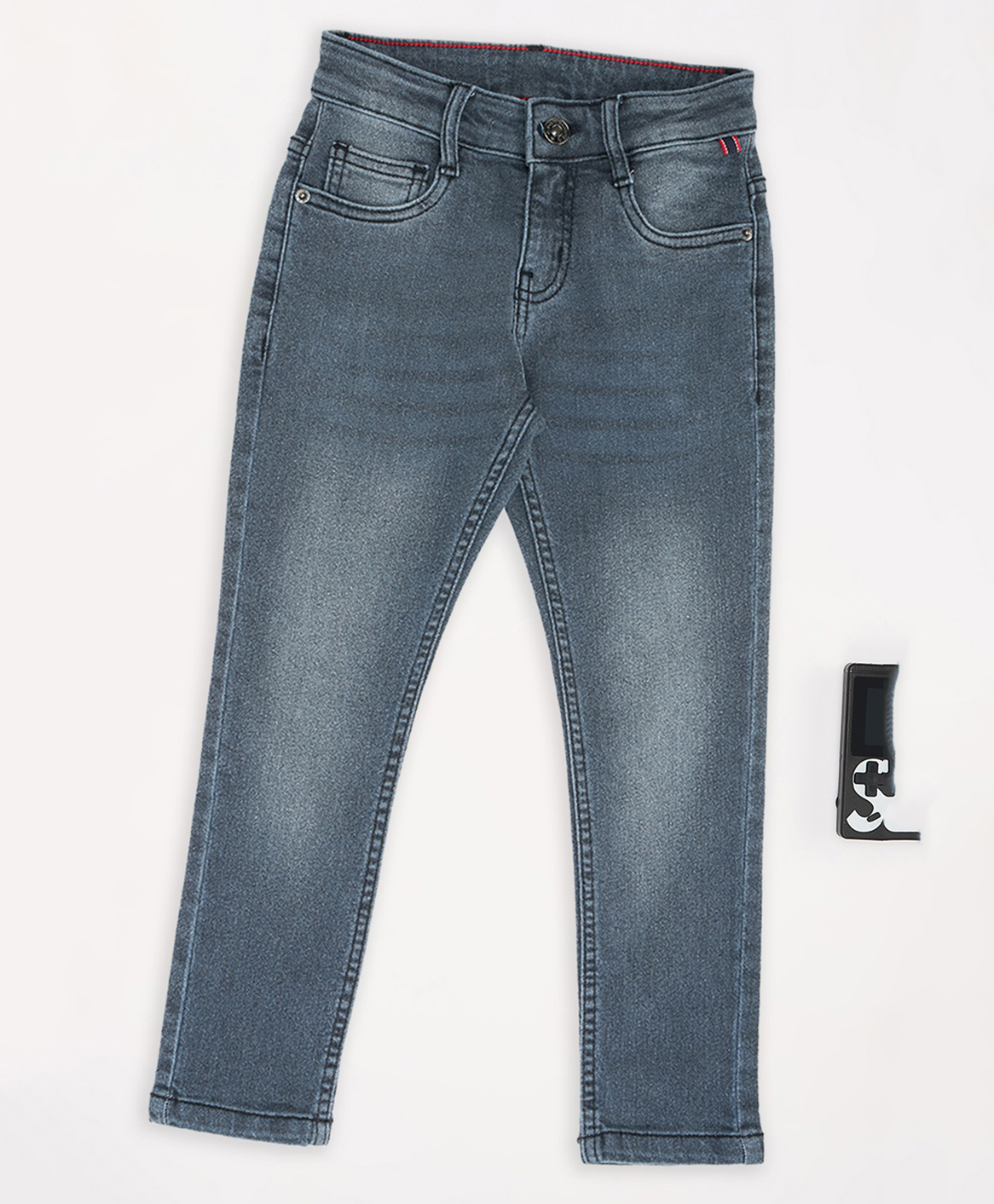 Pantaloons Junior Woven Washed Jeans - Blue-picture-16