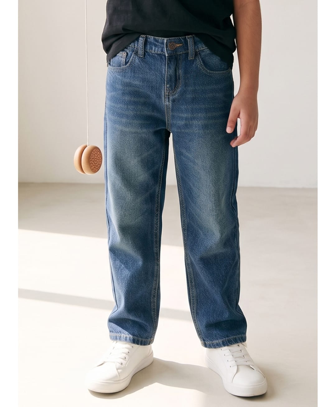 Tales & Stories Denim Washed Jeans - Dark Blue-picture-20