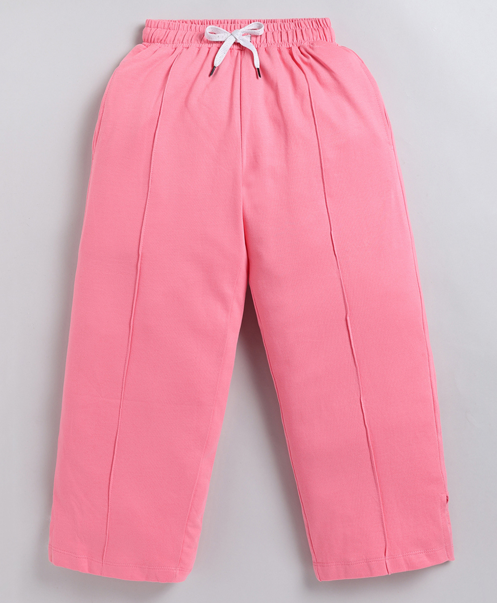 Kidcity Cotton Sinker Knit Solid Pajama - Dark Pink-picture-16