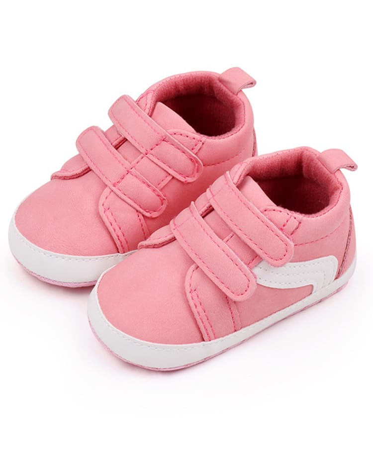 KIDLINGSS Colour Blocked Velcro Closure Booties - Pink-image-44