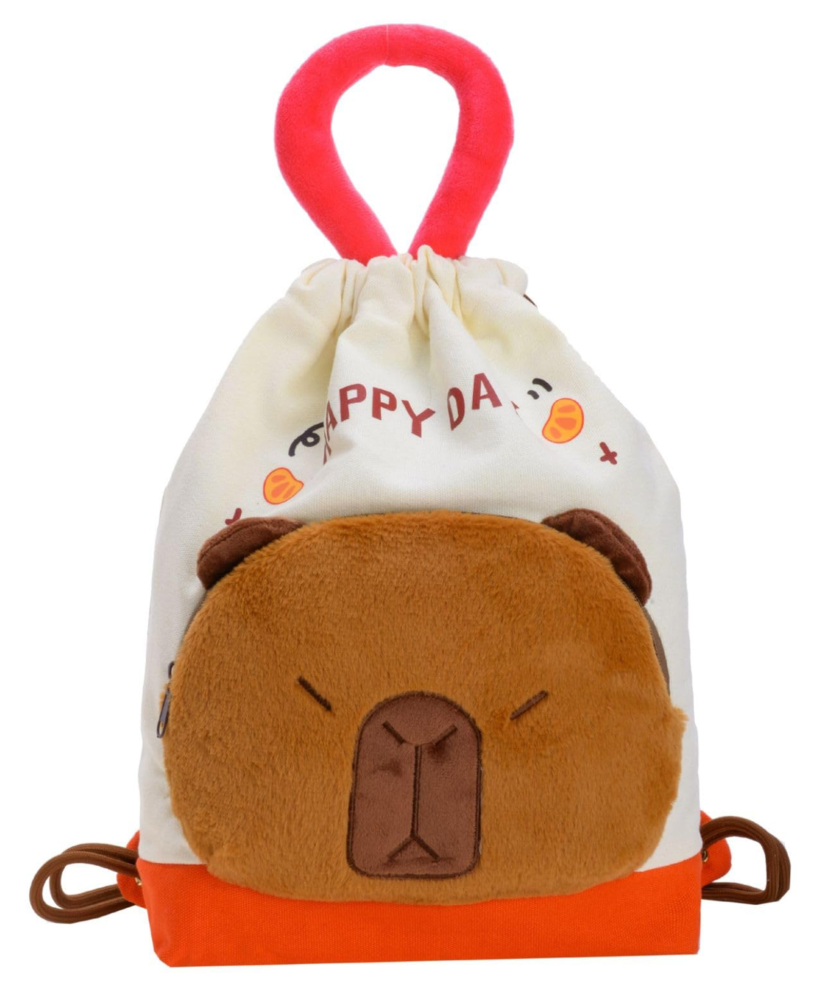 FunBlast Capybara Theme Drawstring Bag for Kids - Pack of 1 (Multicolor)-picture-28