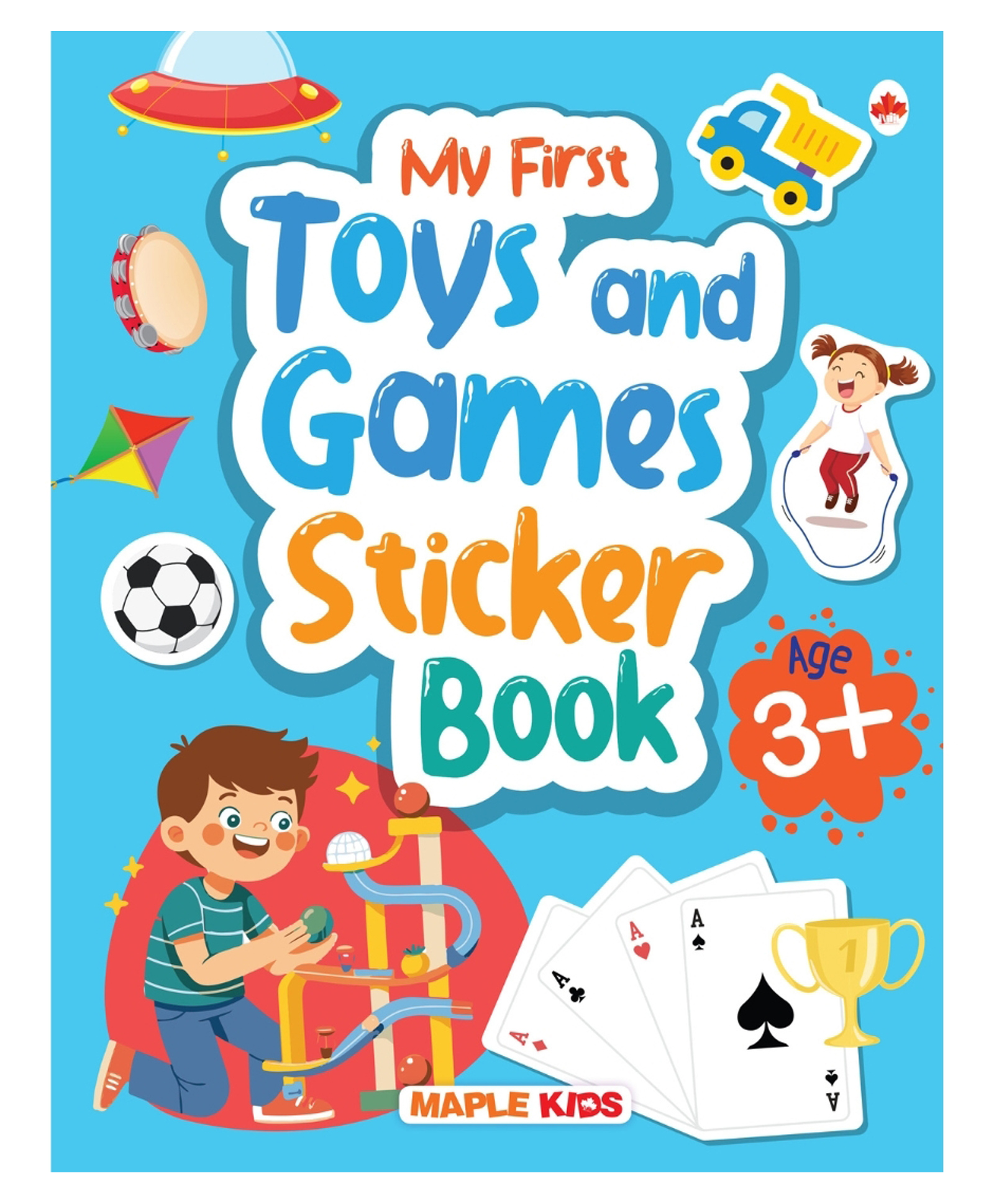My First Sticker Book - Toys And Games, Paperback, By - Maple Press - English-picture-20