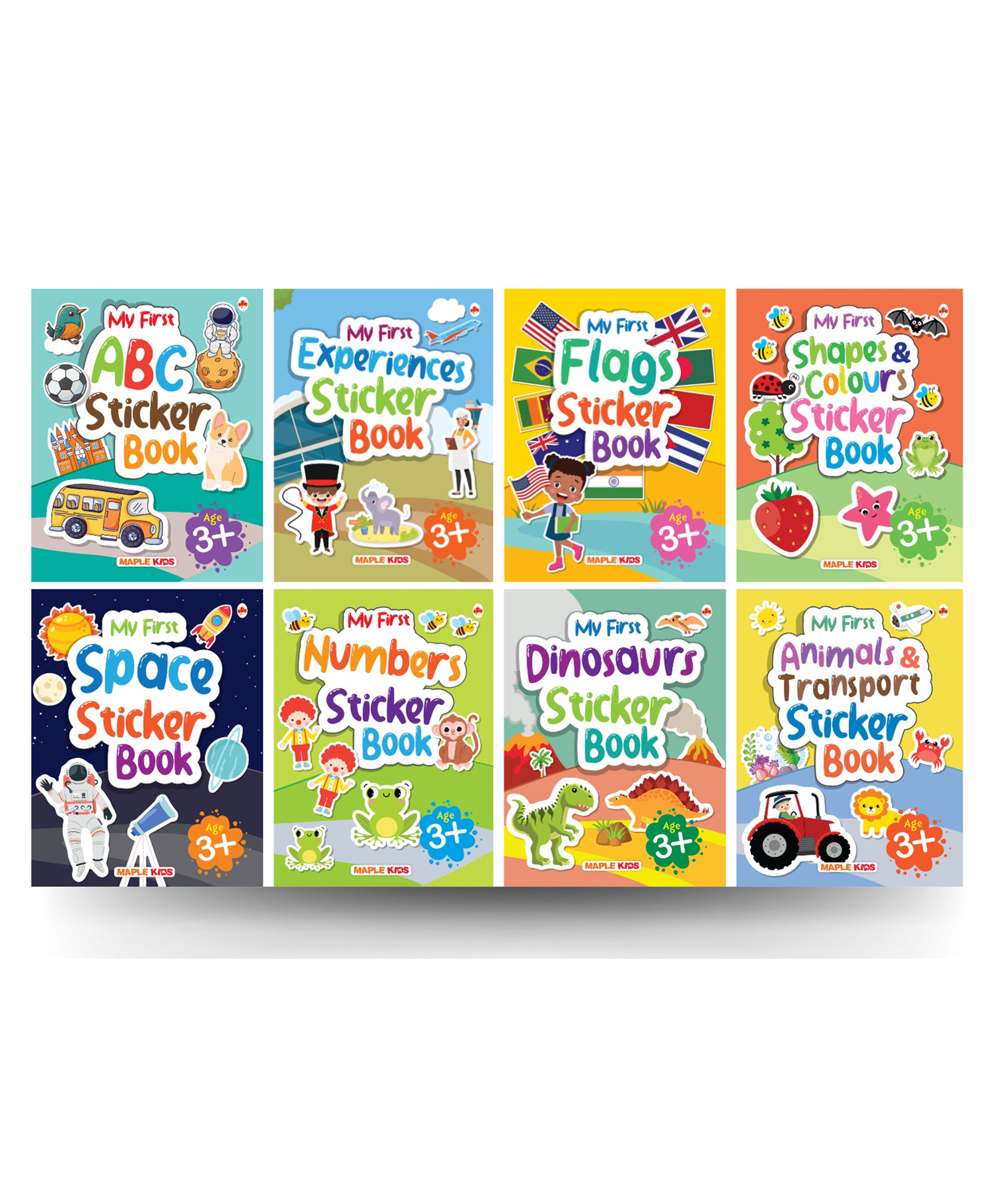 My First Sticker Books (Set Of 8 Books), Paperback, By - Maple Press - English-picture-14