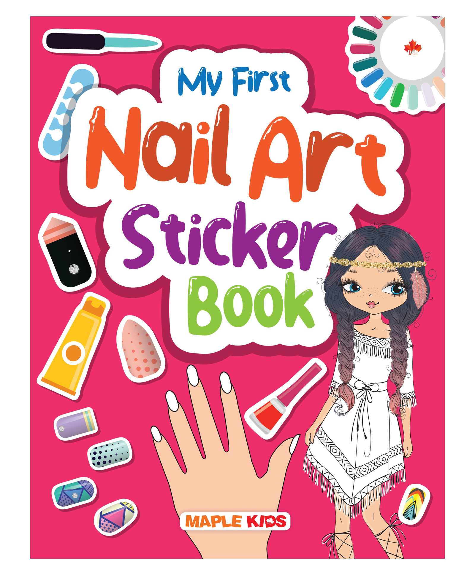 Nail Art Sticker Book For Kids, Paperback, By - Maple Press - English-picture-21