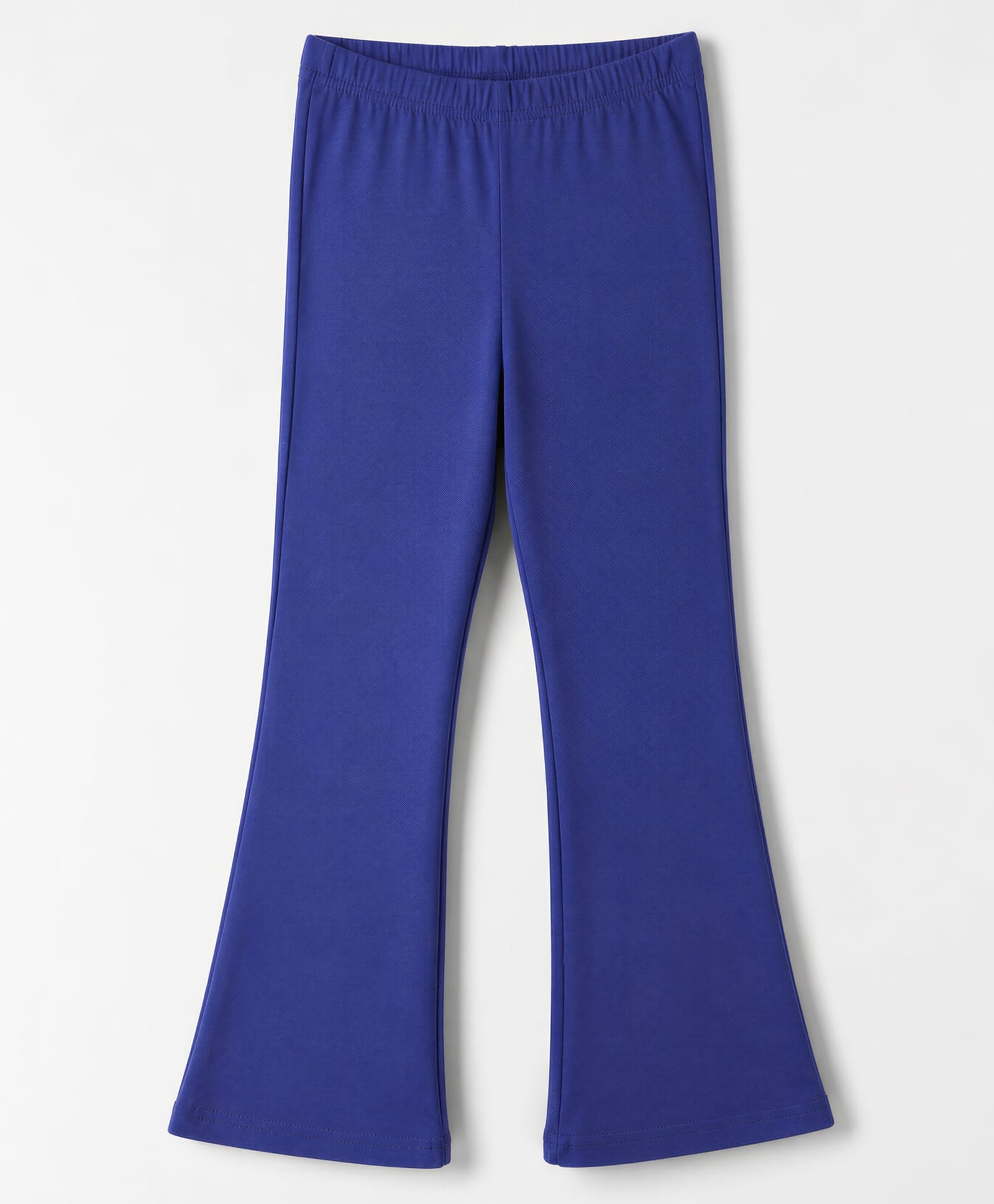 arias by lara dutta Arias Cotton Elastane Knit Full Length Flared Leggings - Navy-picture-11