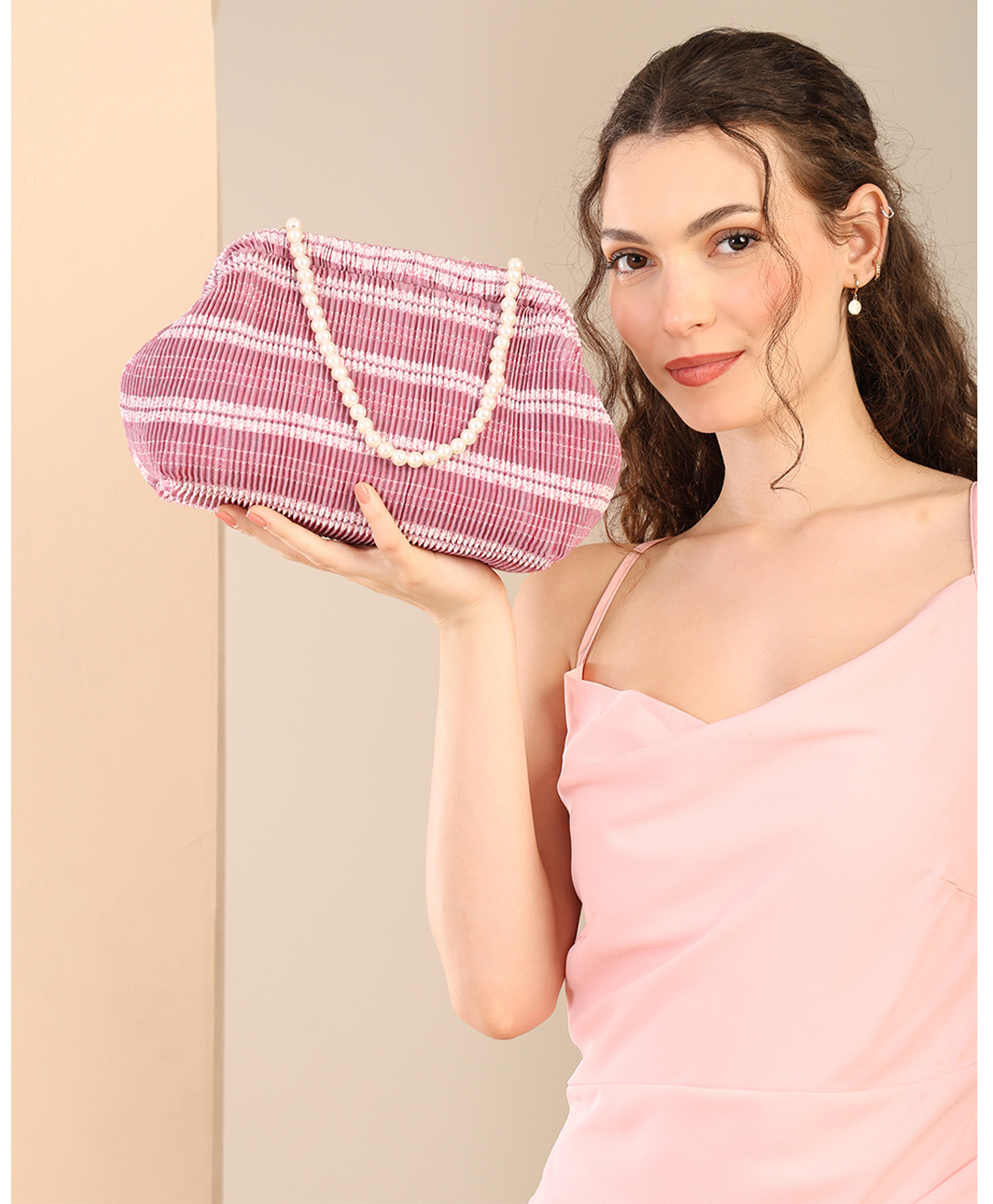 ENSAC Clutch Sling with Non Detachable Chain Clutch Purses Luxury Handbags Bag for Women Elegant Party Clutch Handbag-image-39