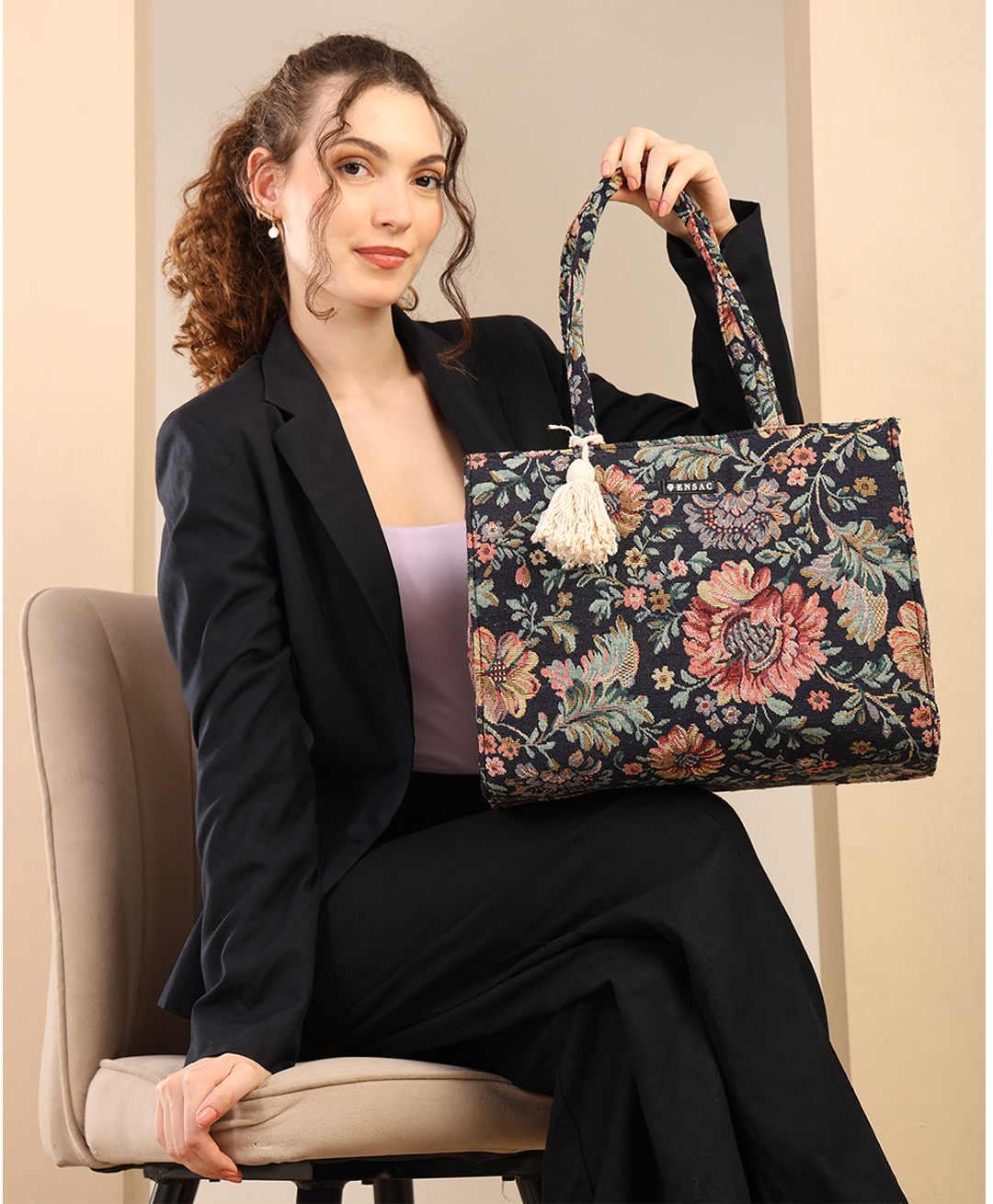 Ensac Women Stylish Tote Bag | Spacious Shoulder Handbag for Daily Use-image-32