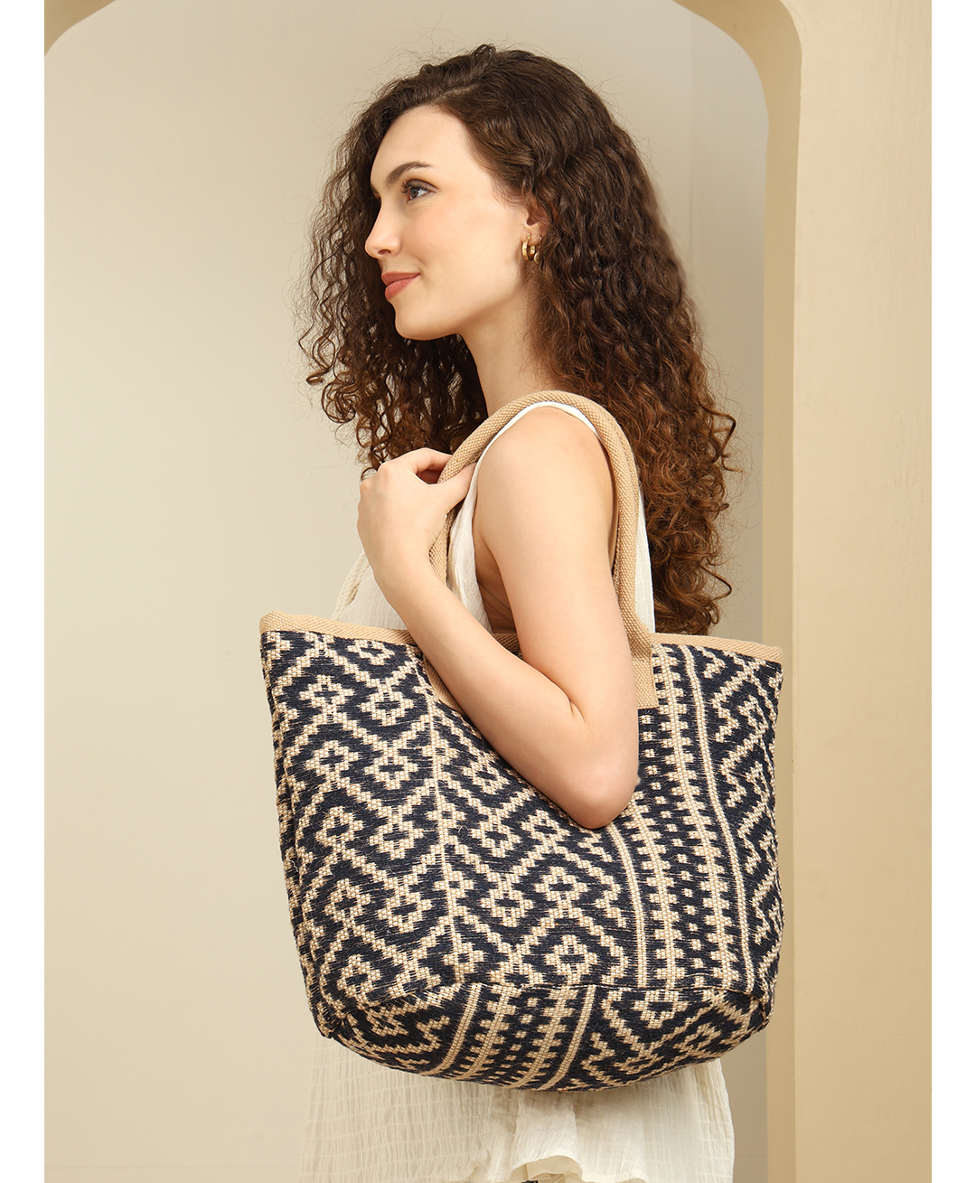 Ensac Women Stylish Tote Bag | Spacious Shoulder Handbag for Daily Use-image-28
