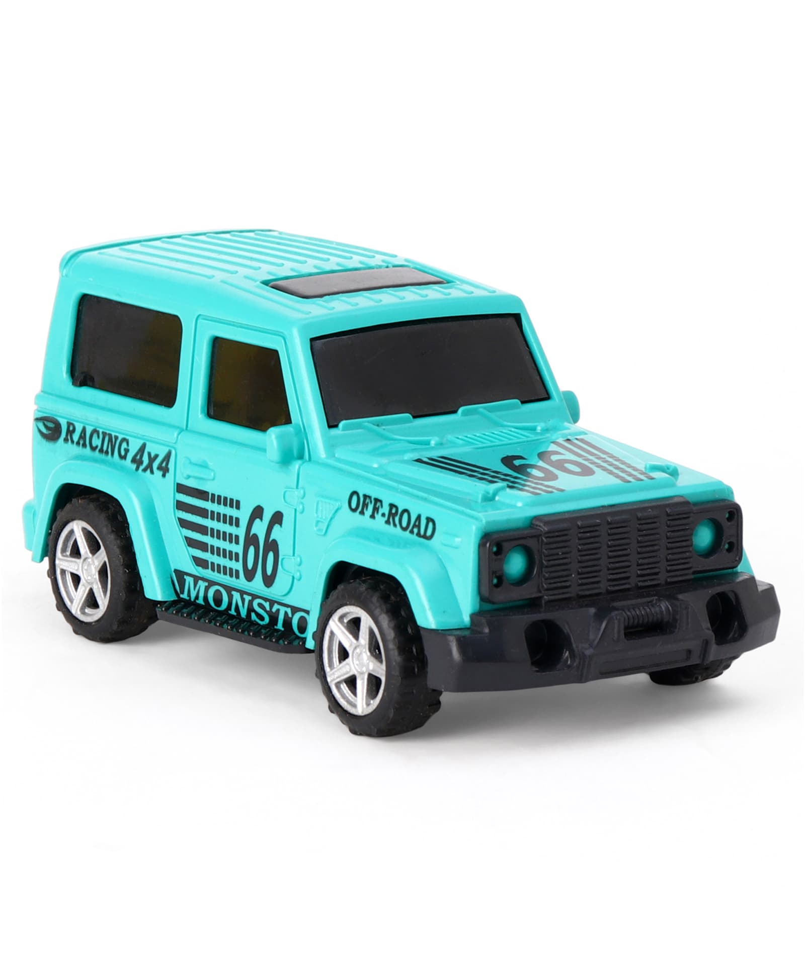 Monsto Wheels Pull Back Car -Aqua-picture-16