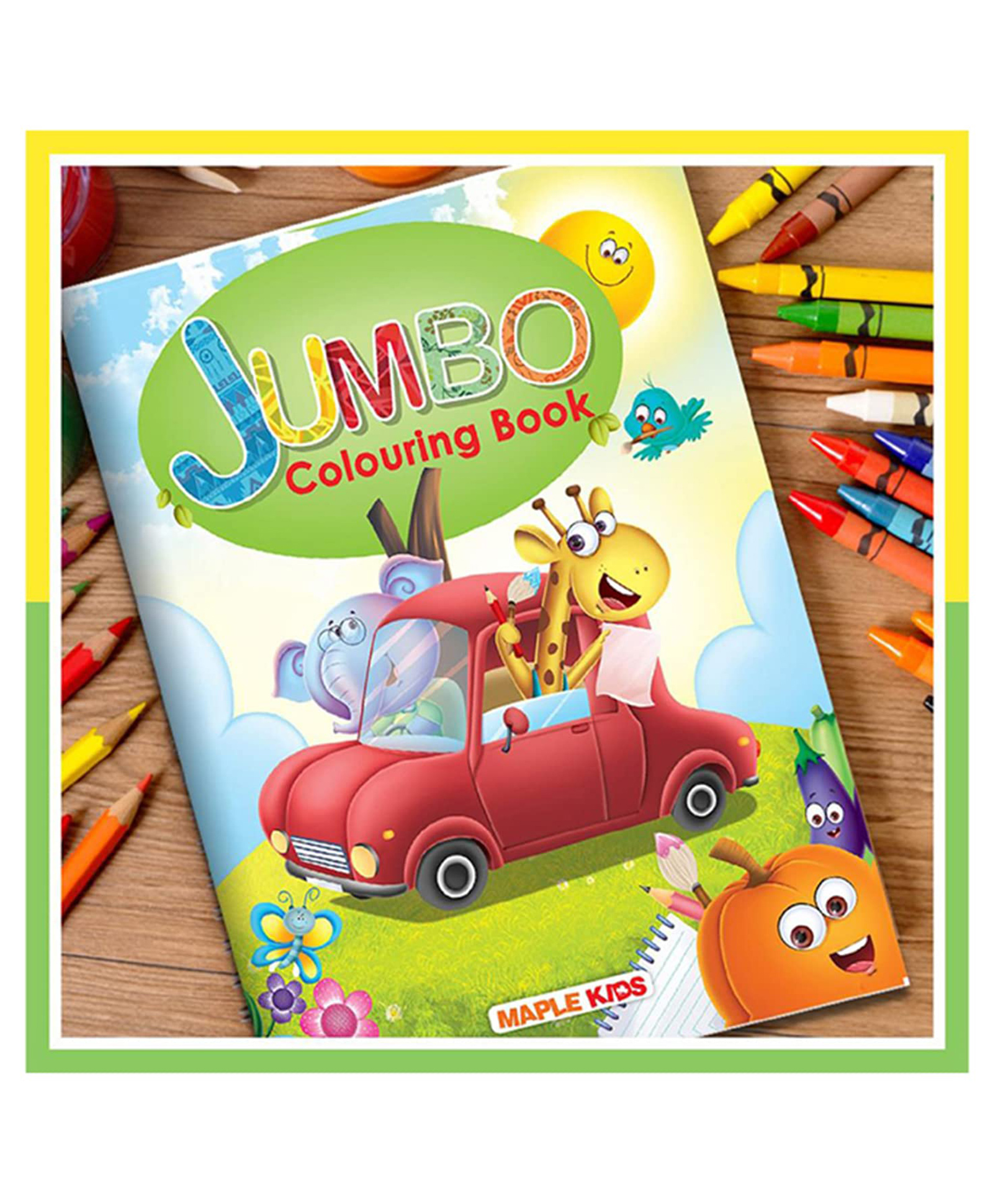 Jumbo Fun Coloring Book, Paperback, By - Maple Press - English-picture-17