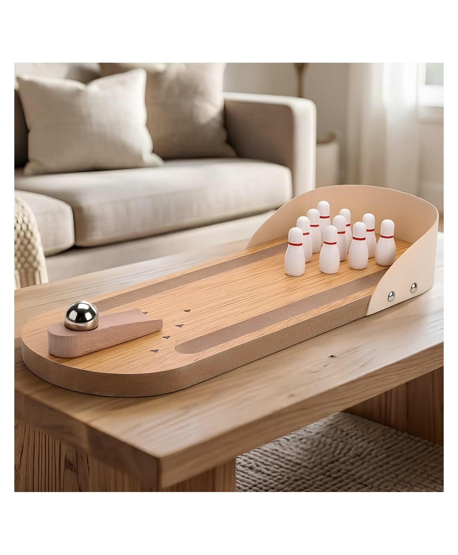 Kids Mandi Miniature Bowling Game for Kids & Family, Mini Tabletop Bowling Set with Pins & Ball, Indoor Fun Skill Toy, Travel & Party Game for Hand-Eye Coordination, Focus & Motor Skills-image-43