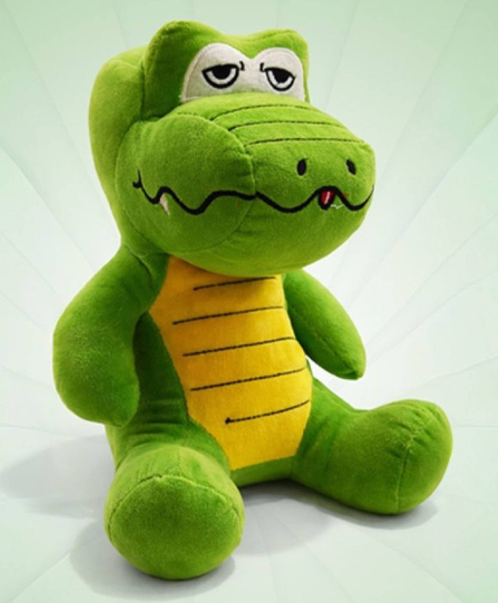 BESTIES 28cm Sitting Crocodile Plush Soft Toy Cute Kids Animal Soft Toy Green-image-26
