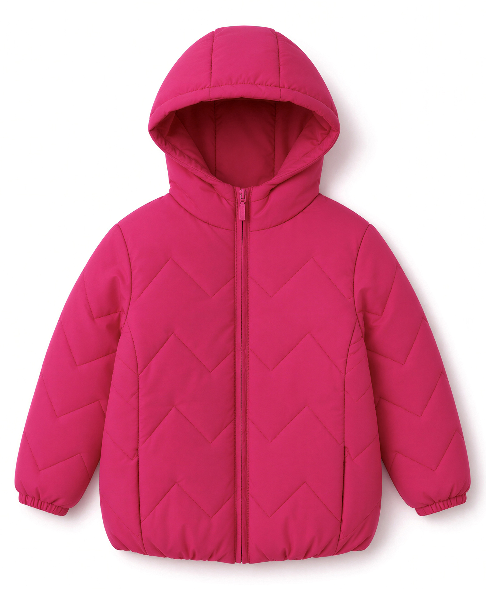 Babyhug Woven Winter Jacket with Full Sleeves - Pink-image-14