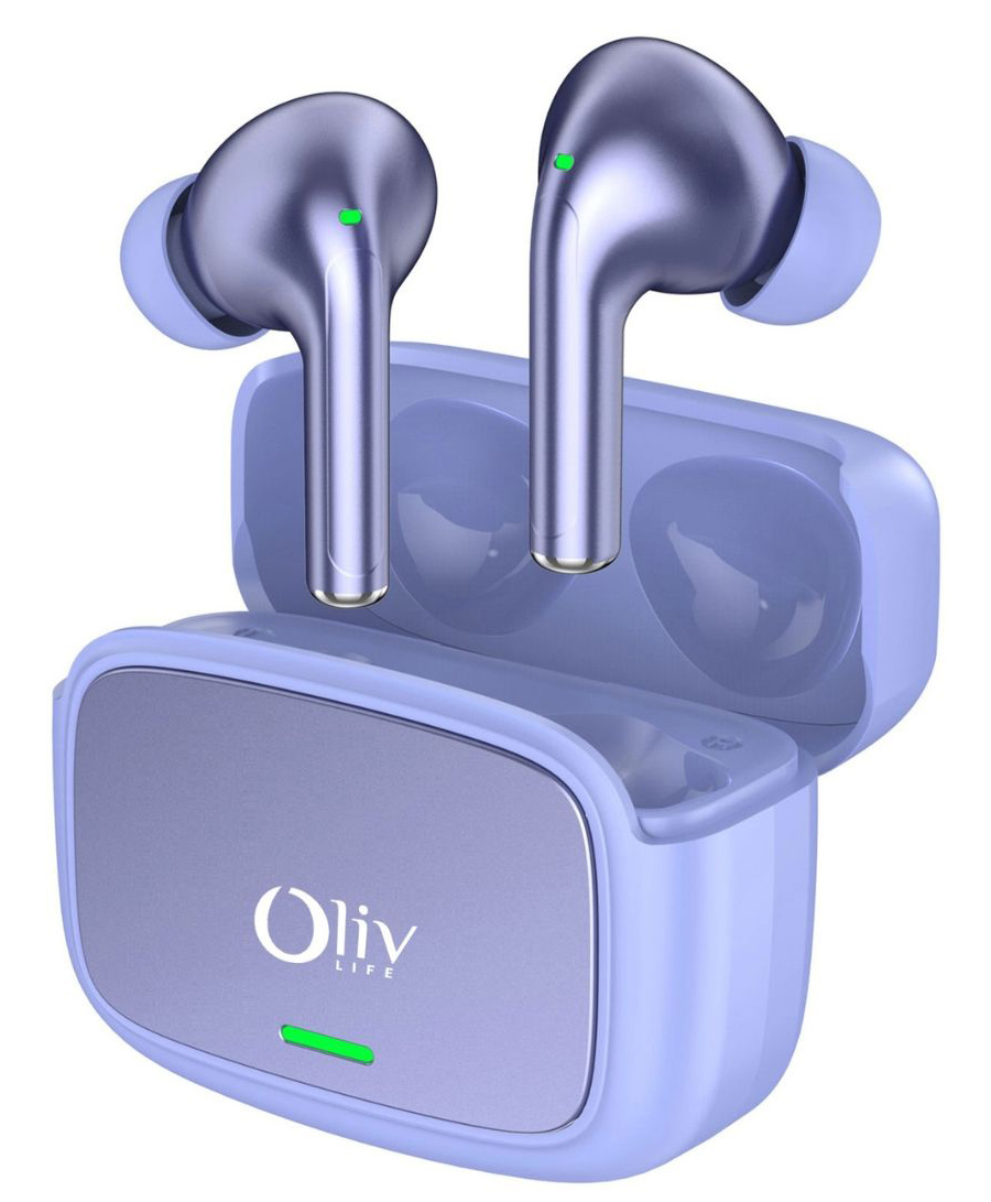 OlivLife VELO True Wireless Earbuds, Bluetooth 6.0 in-Ear Headphones with ENC Mic, 14H Playtime, Deep Bass, Premium Sound, Type-C Fast Charging Case, Ultra-Light Design,Purple-image-31