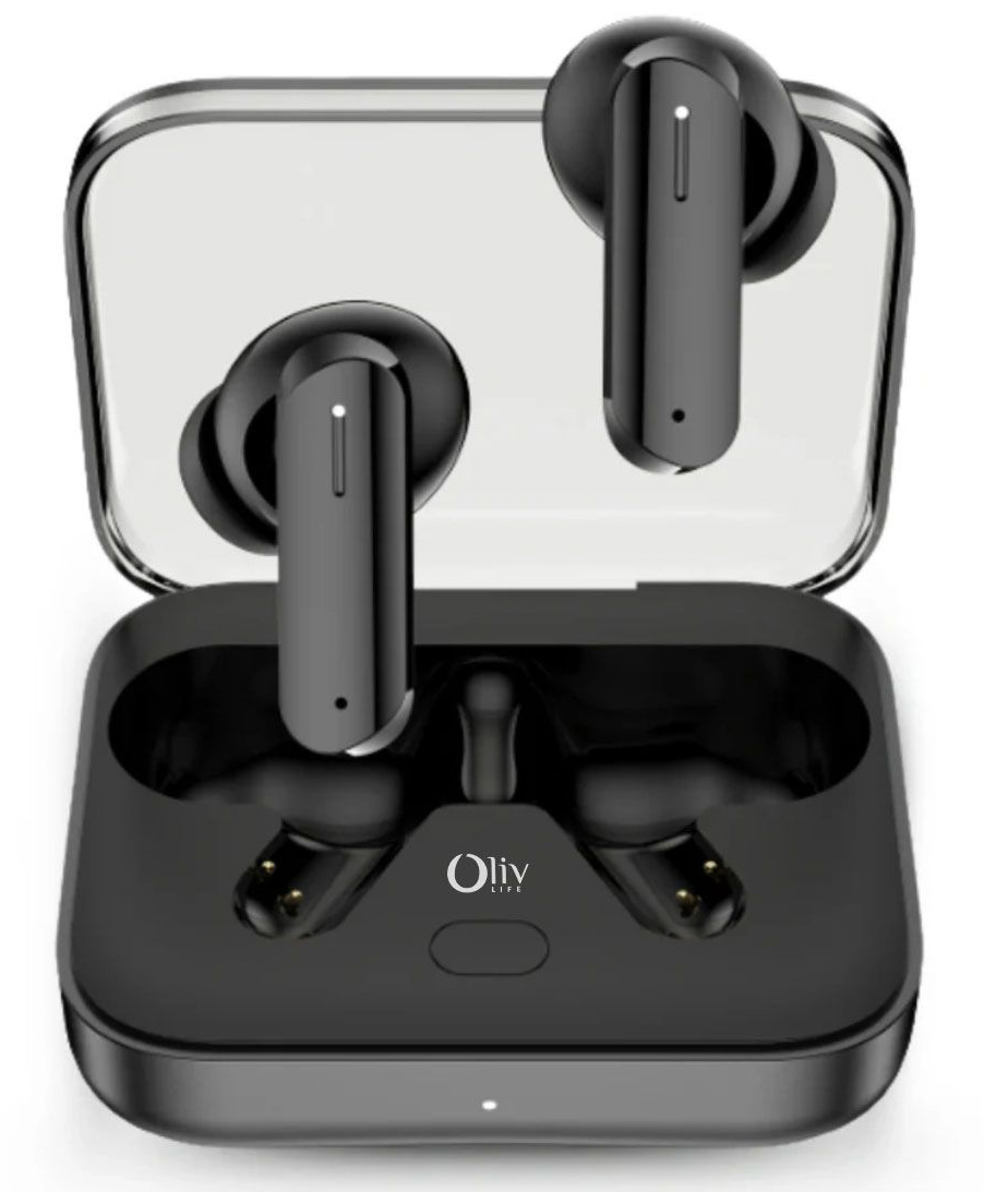 OlivLife RIVO True Wireless Earbuds, Bluetooth 6.0 in-Ear Headphones with ENC Mic, 14H Playtime, Deep Bass, Premium Sound, Type-C Fast Charging Case, Ultra-Light Design,Black-image-38