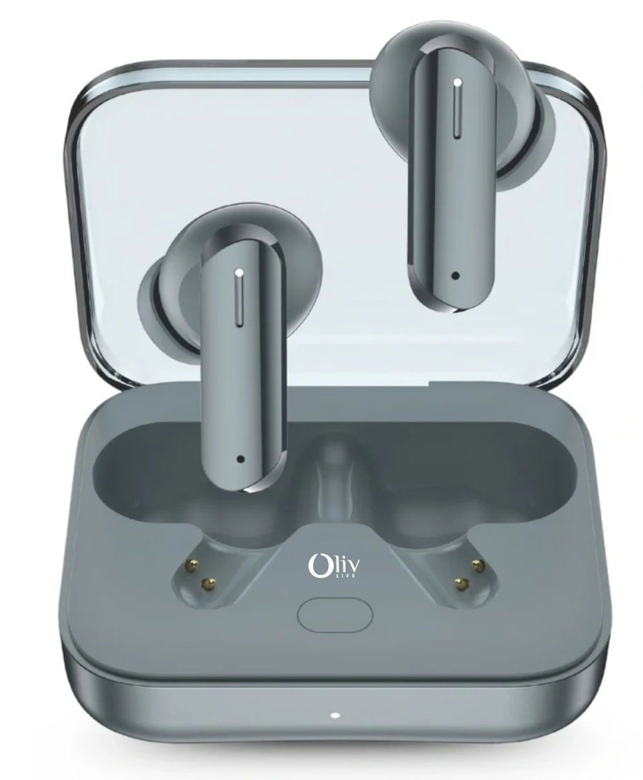 OlivLife RIVO True Wireless Earbuds, Bluetooth 6.0 in-Ear Headphones with ENC Mic, 14H Playtime, Deep Bass, Premium Sound, Type-C Fast Charging Case, Ultra-Light Design,Grey-image-40