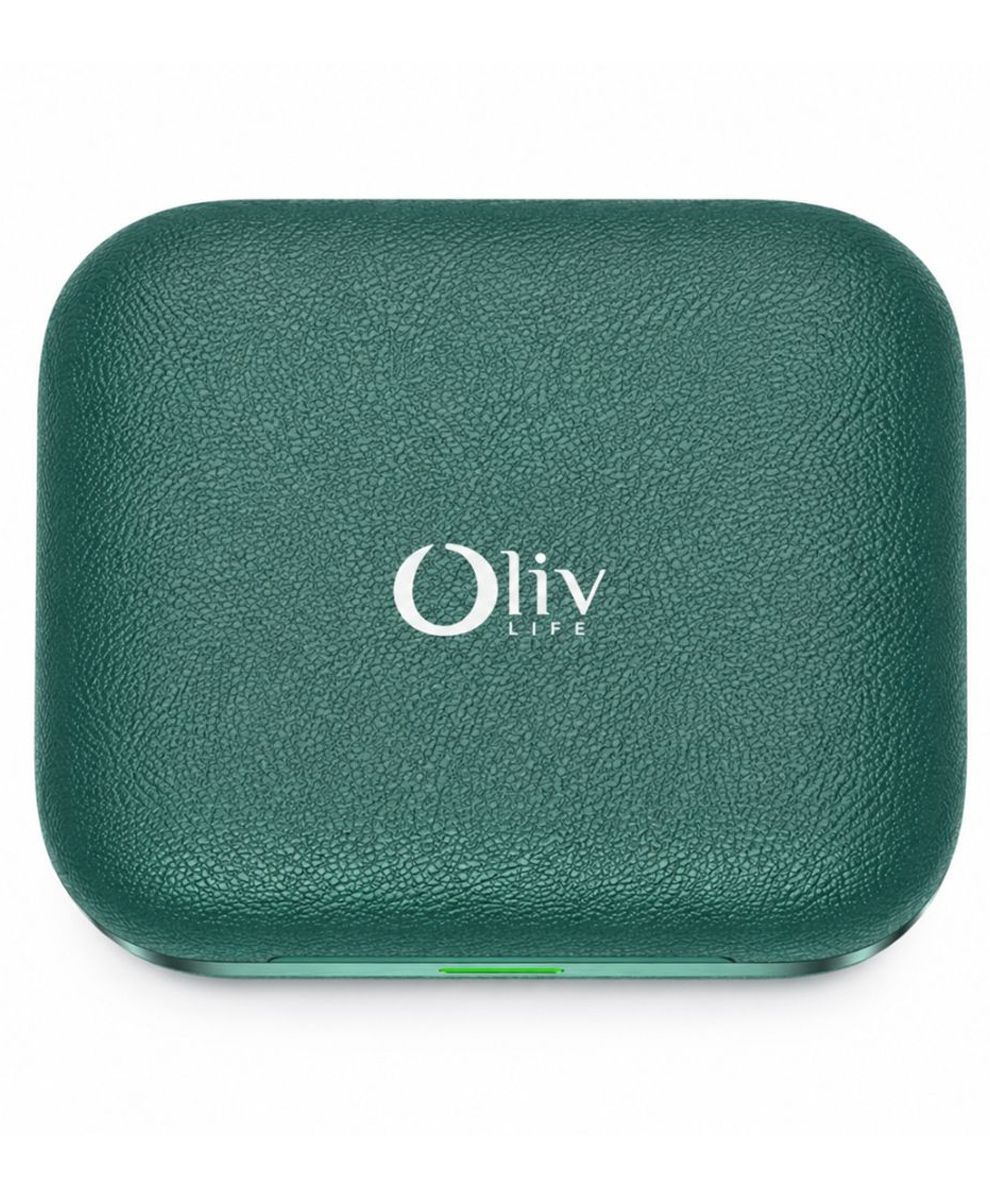 OlivLife ZEN True Wireless Earbuds, Bluetooth 6.0 in-Ear Headphones with ENC Mic, 14H Playtime, Deep Bass, Premium Sound, Type-C Fast Charging Case, Ultra-Light Design,Green-image-35