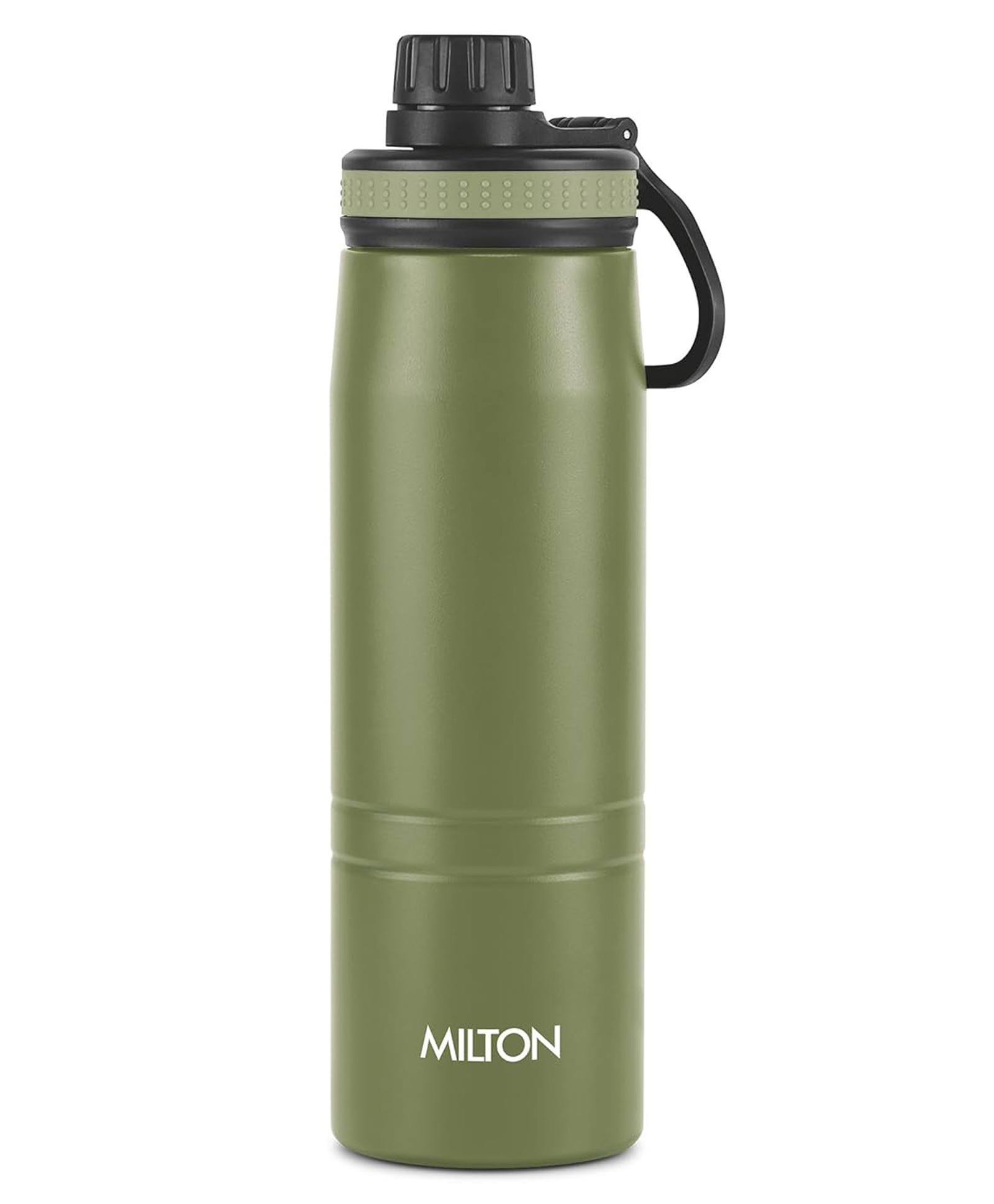 Milton Sparkle 600 Thermosteel Water Bottle with Easy Sip Cap and Handle, 620 ml, Vacuum Insulated Stainless Steel, Hot and Cold, On The Go Bottle for Office College, Military Green-image-22
