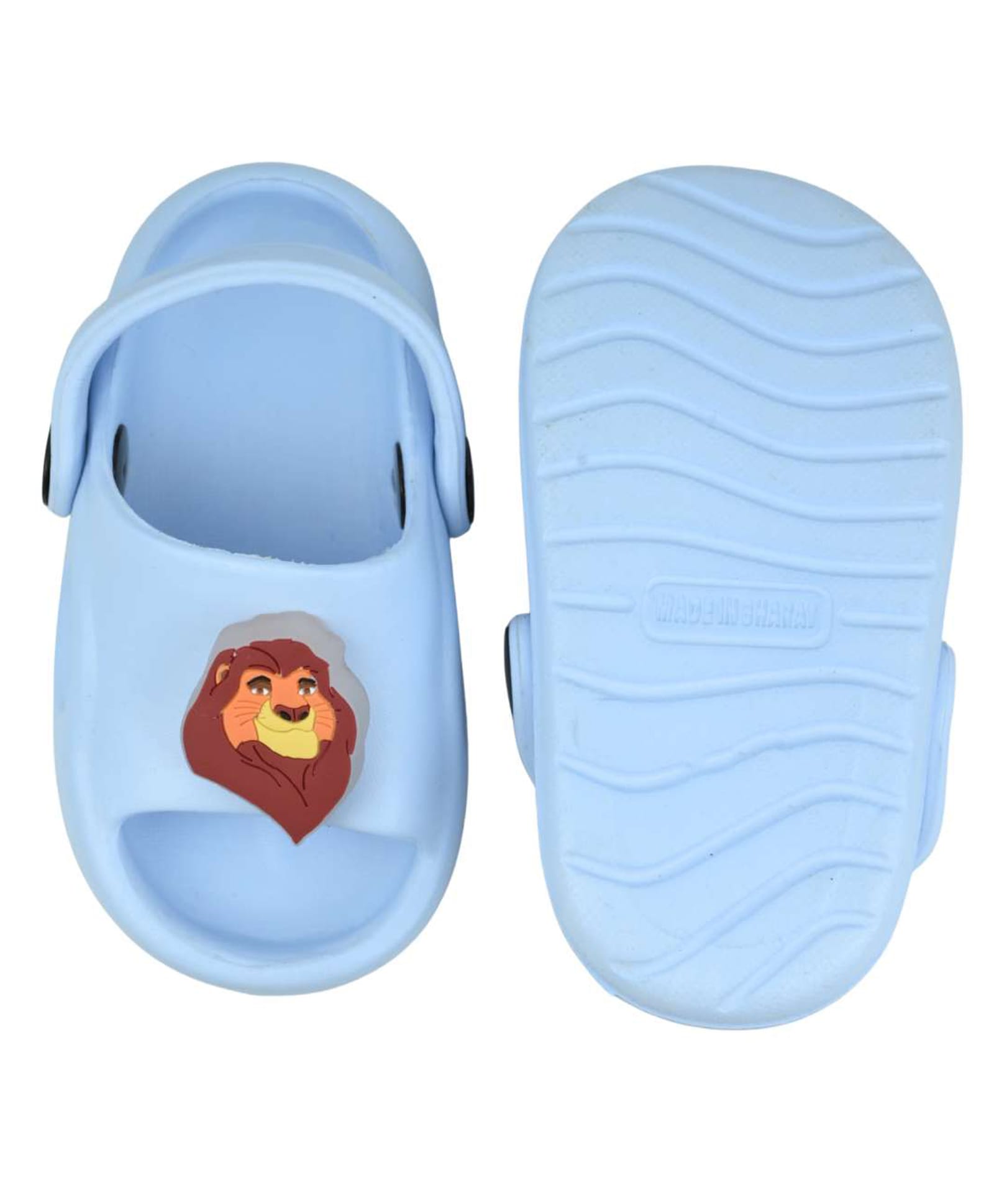 Yellow Bee Disney The Lion King Featuring LED Mufasa Applique Detailed Sandals - Light Blue-picture-37