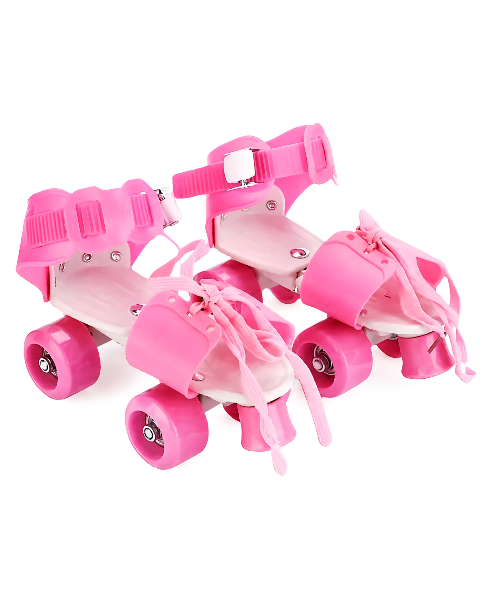 NEGOCIO Roller Skates Inline Skate Wheel Beginner Inline Roller Skating with Adjustable Size and Front Break School Sport- PACK OF 1- COLOR PINK-picture-15