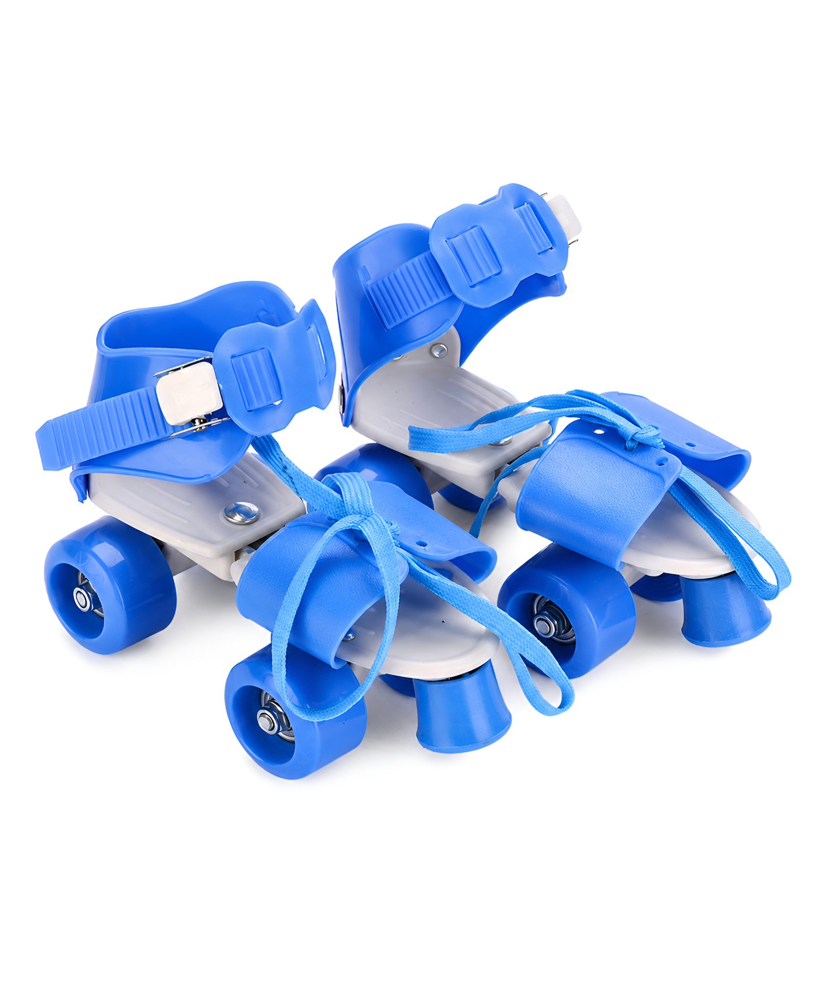 NEGOCIO Roller Skates Inline Skate Wheel Beginner Inline Roller Skating with Adjustable Size and Front Break School Sport- PACK OF 1- COLOR BLUE-image-22