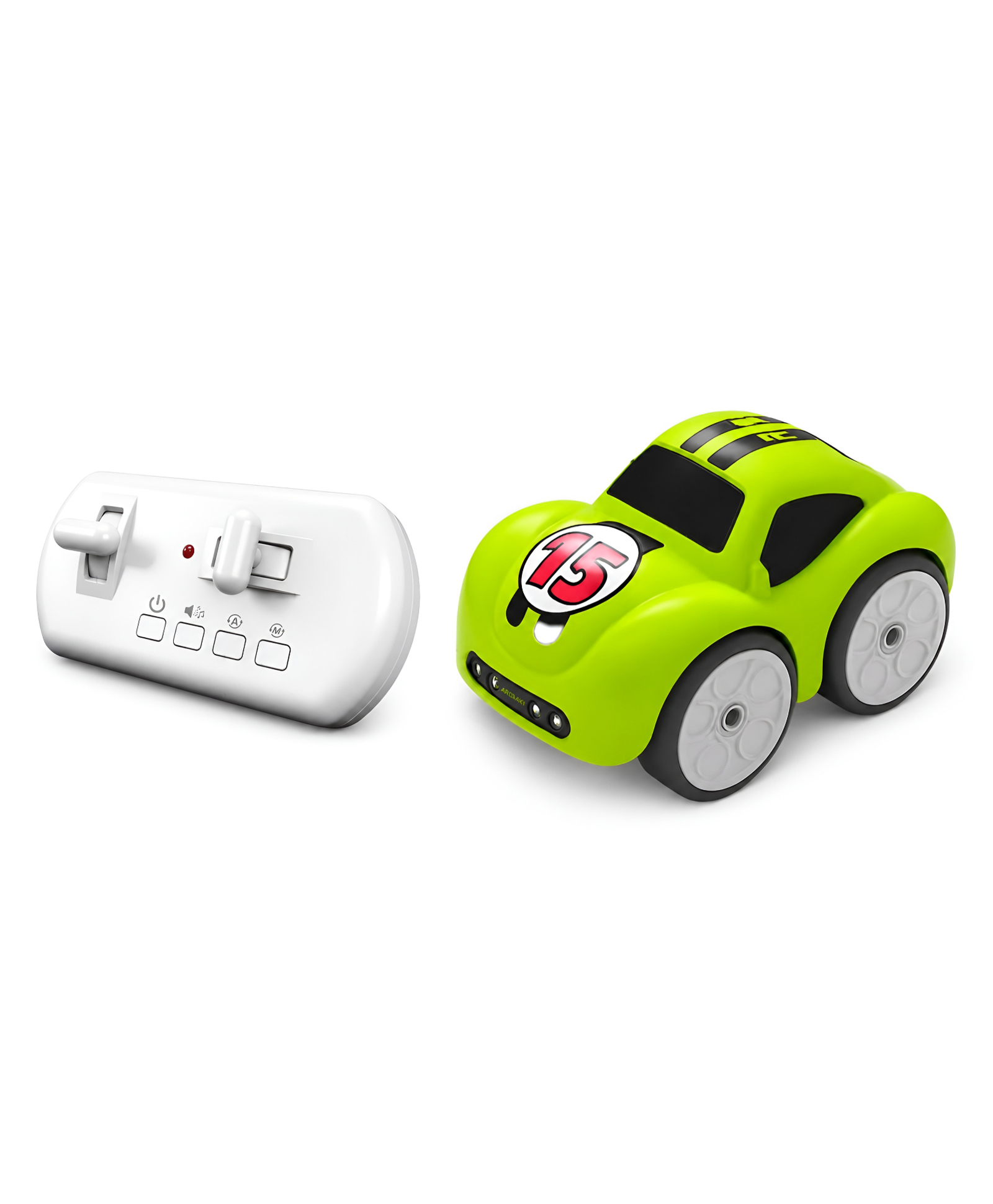 NEGOCIO RC Intelligent Sensor Car 2.4GHz Remote Control Mini Car with Smart Music & LED Lighting, Line Sensing Infrared Following Car Toy Gift for Kids - PACK OF 1 - COLOR MAY VARY-image-11