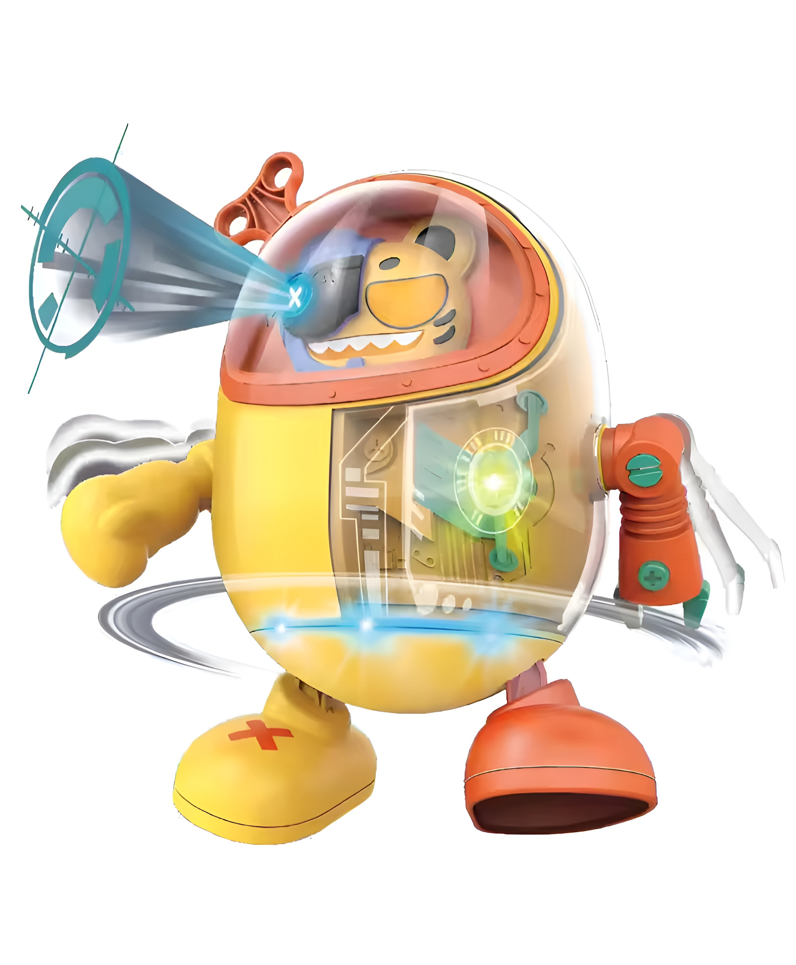 NEGOCIO Space Gear Mecha Dancing Cat Robot Toy with Music Lights Interactive Electronic Dancing Cat with LED Lights Singing Robot Toy for Kids - PACK OF 1 - COLOR MAY VARY-image-23