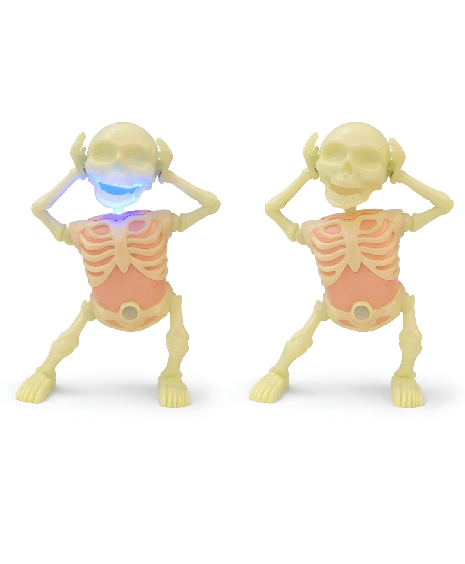 NEGOCIO Skeleton Dance Toy for Kids 3+ with Colorful LED Lights & Motion Sensor Interactive Dancing Action Toy for Halloween, Party, and Fun Play - PACK OF 1 - COLOR MAY VARY-image-2