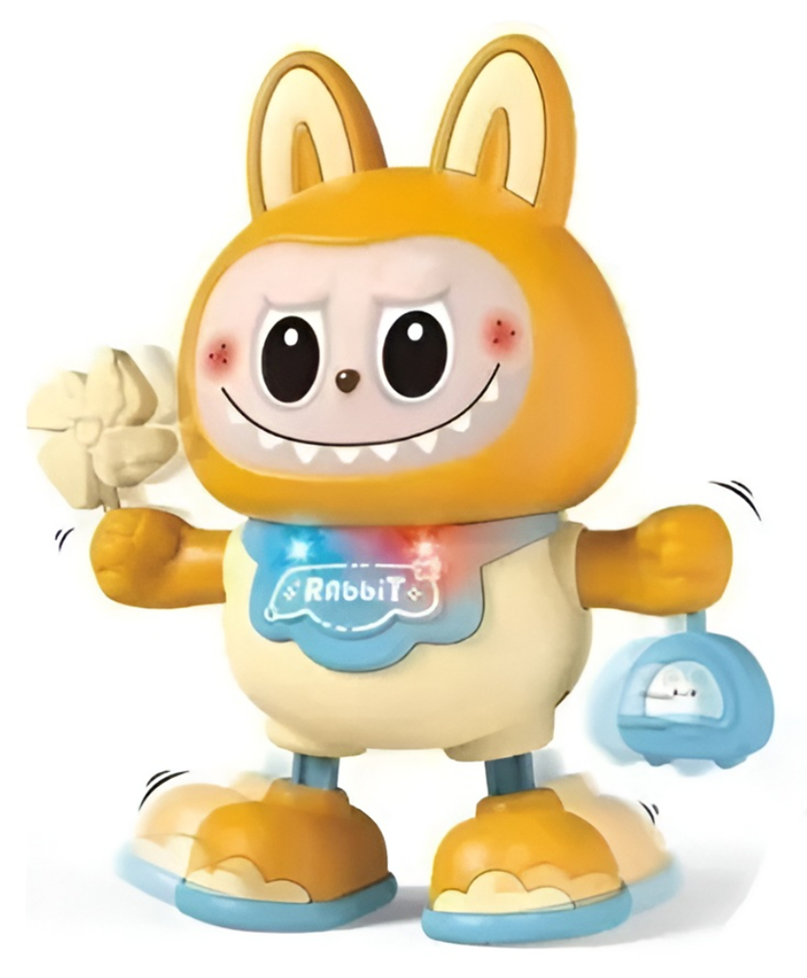 NEGOCIO Dancing Musical Rabbit |Light-Up, Sound And Dancing Bunny for Kids - PACK OF 1 - COLOR MAY VARY-image-10