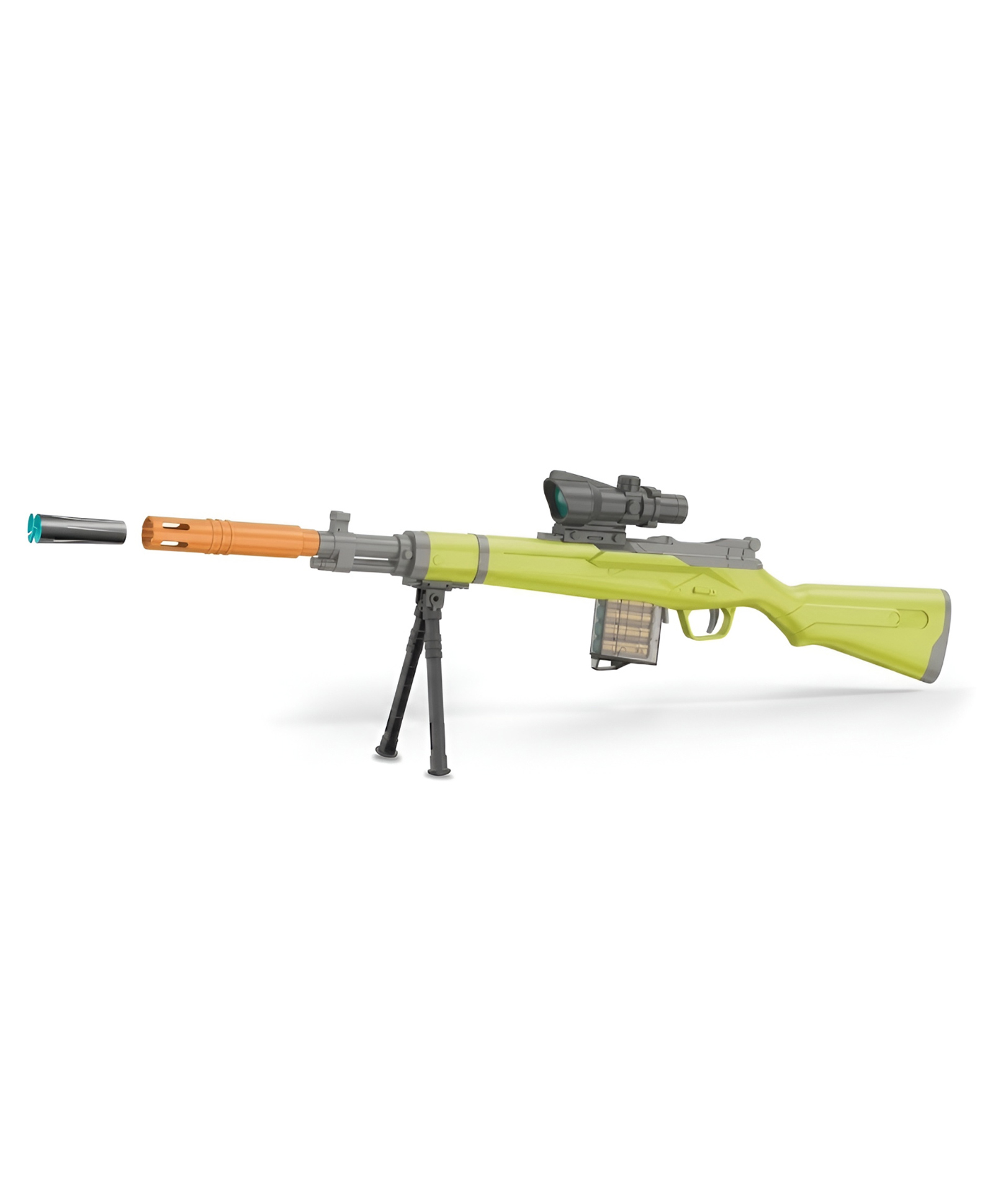 NEGOCIO Kar98k Cast Shell Machine Gun With Soft Bullets And Ejected Cartridges Sniper Rifle Gun - PACK OF 1 - COLOR MAY VARY-image-45