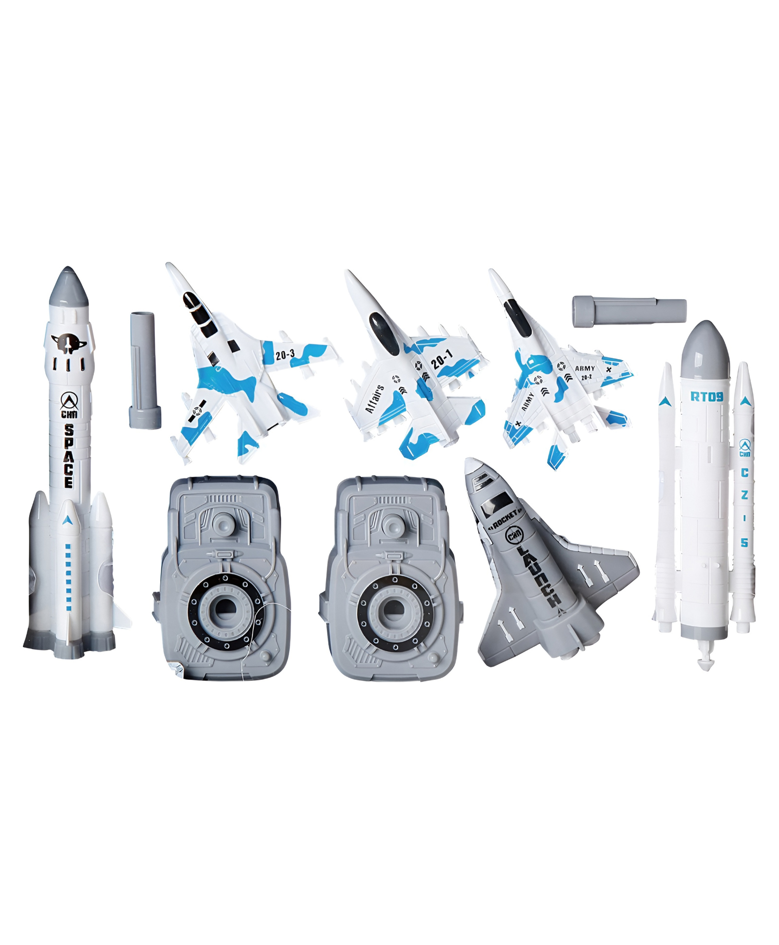 NEGOCIO Kid Stem Spaceship Space Shuttle Toy Rocket Ship Educational Toy Gift Launch Center Play Set- PACK OF 1- COLOR MAY VARY-image-25