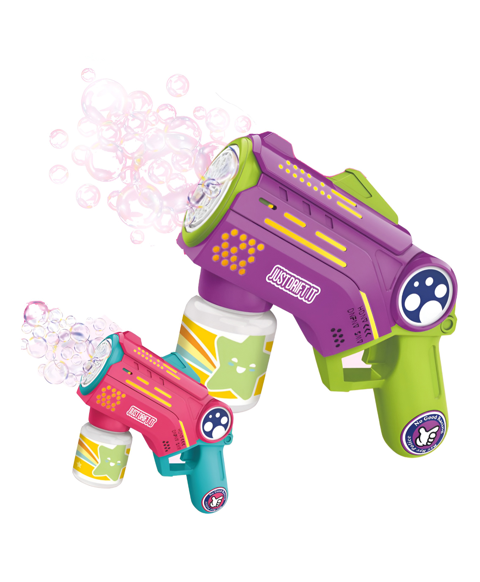 NEGOCIO Playing Bubble for Kids Automatic Bubble Gun 12 Holes Plastic Bubble Machine Gun Gift Party Toys for Children- PACK OF 1- COLOR MAY VARY-image-3