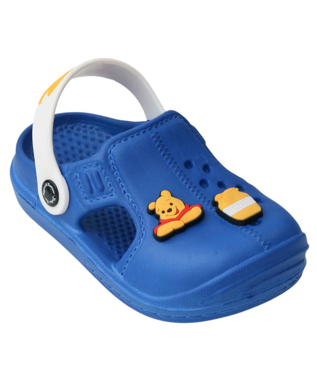 Yellow Bee Disney Featuring Winnie The Pooh Applique Design Slingback Clogs - Blue-picture-11