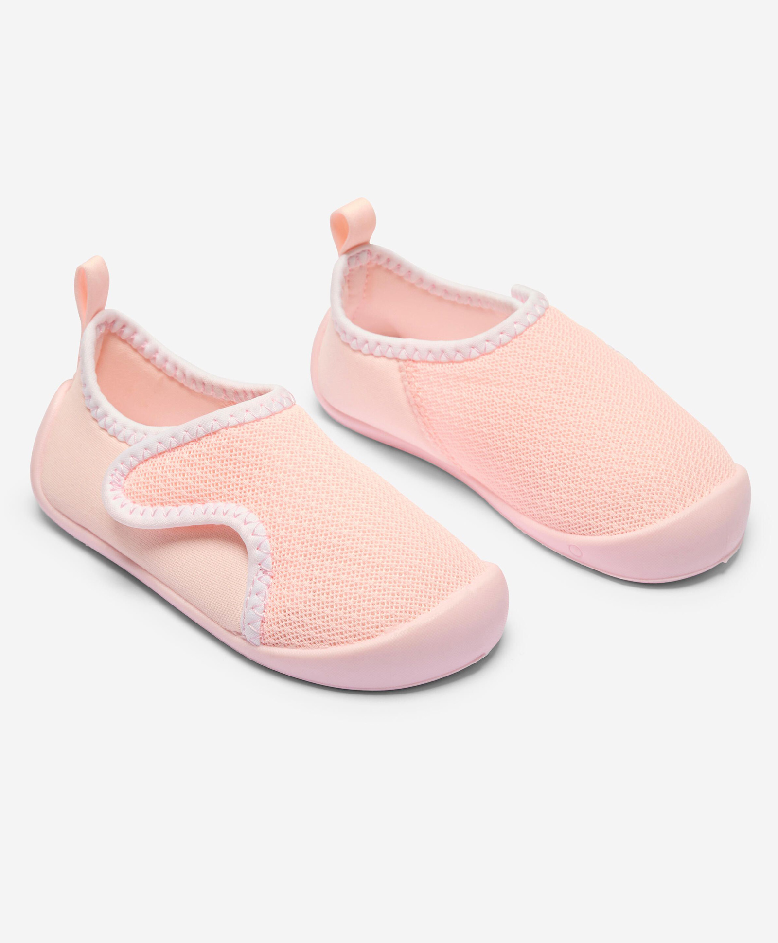 DECATHLON Mesh Detailed Colour Blocked Velcro Closure Booties - Pink-picture-28