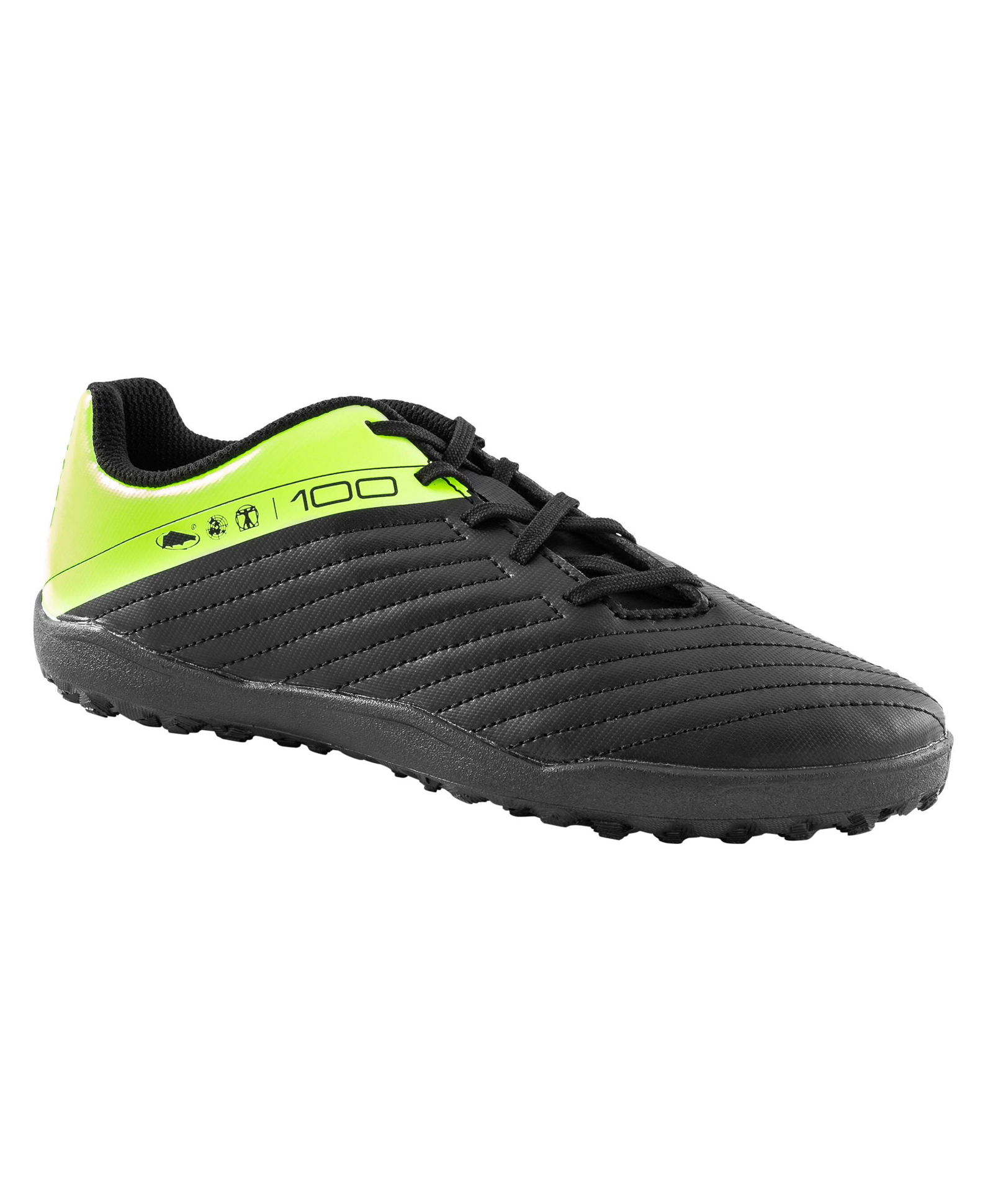 DECATHLON Kipsta Agility 100 Colour Blocked Lace Up Football Shoes - Black-picture-24