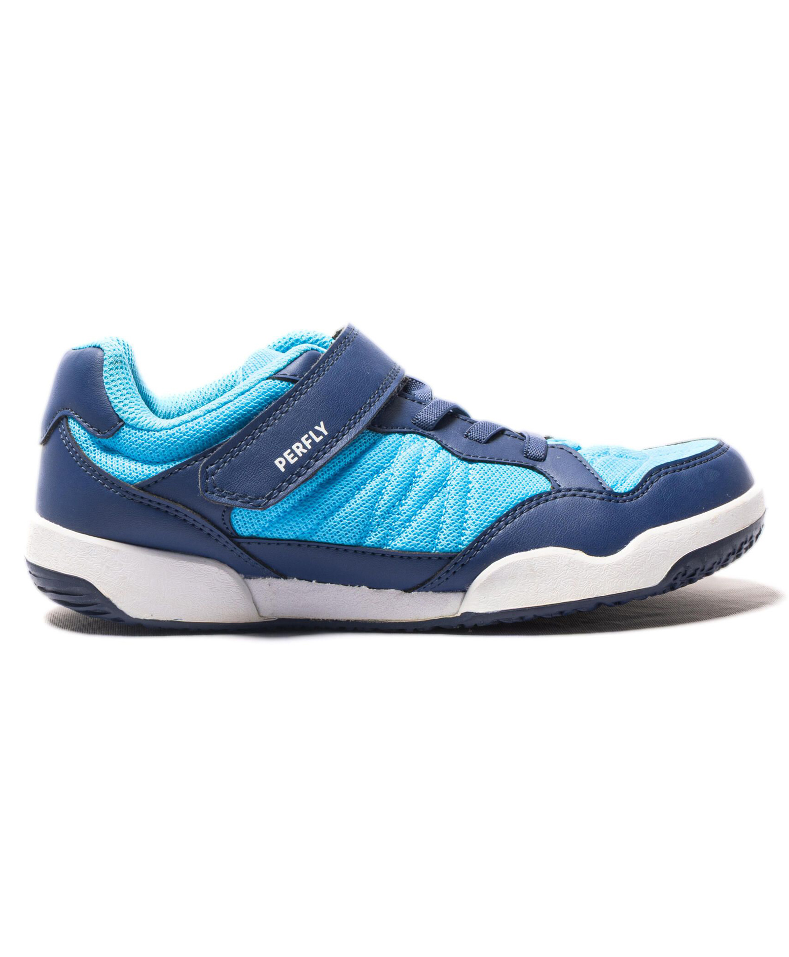 DECATHLON Kuikma BS 190 Colour Blocked Velcro Closure Badminton Shoes - Blue-image-26