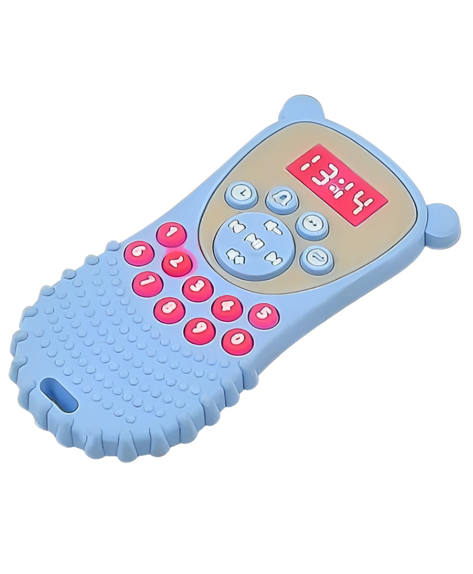 COZY VIBES ilicone Remote Teether for Baby BPA Free, Soft Chew Toy, Teething Relief, Color & Shape Recognition, Safe Infant & Toddler Toy - PACK OF 1 - COLOR MAY VARY-image-35