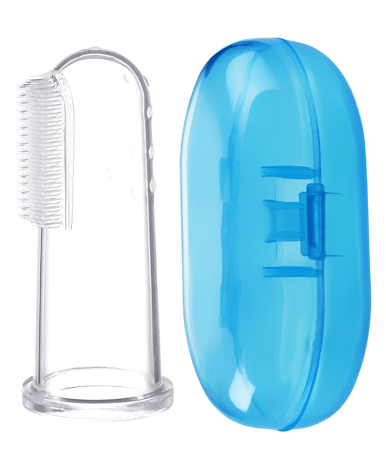 COZY VIBES Finger Toothbrush Baby Toothbrush Baby Supplies Safety Silicone Cleaning Brush Finger Set - PACK OF 1 - COLOR MAY VARY-picture-19