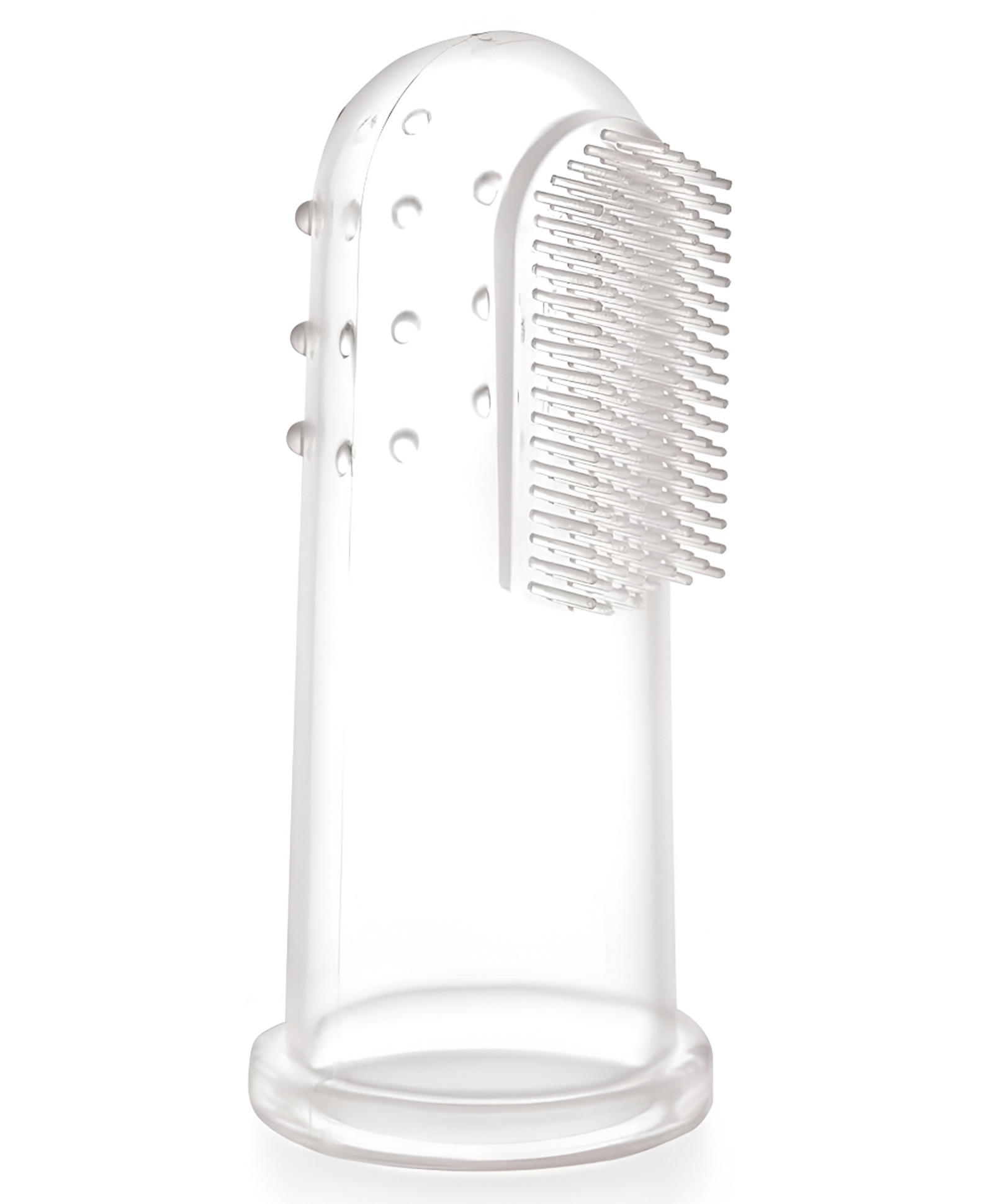 COZY VIBES Soft Silicone Baby Finger Toothbrush BPA-Free Oral Care Brush for Newborns & Infants | Gentle Gum Massager Baby | Baby Dental Hygiene Essentials - PACK OF 1 - COLOR MAY VARY-image-29