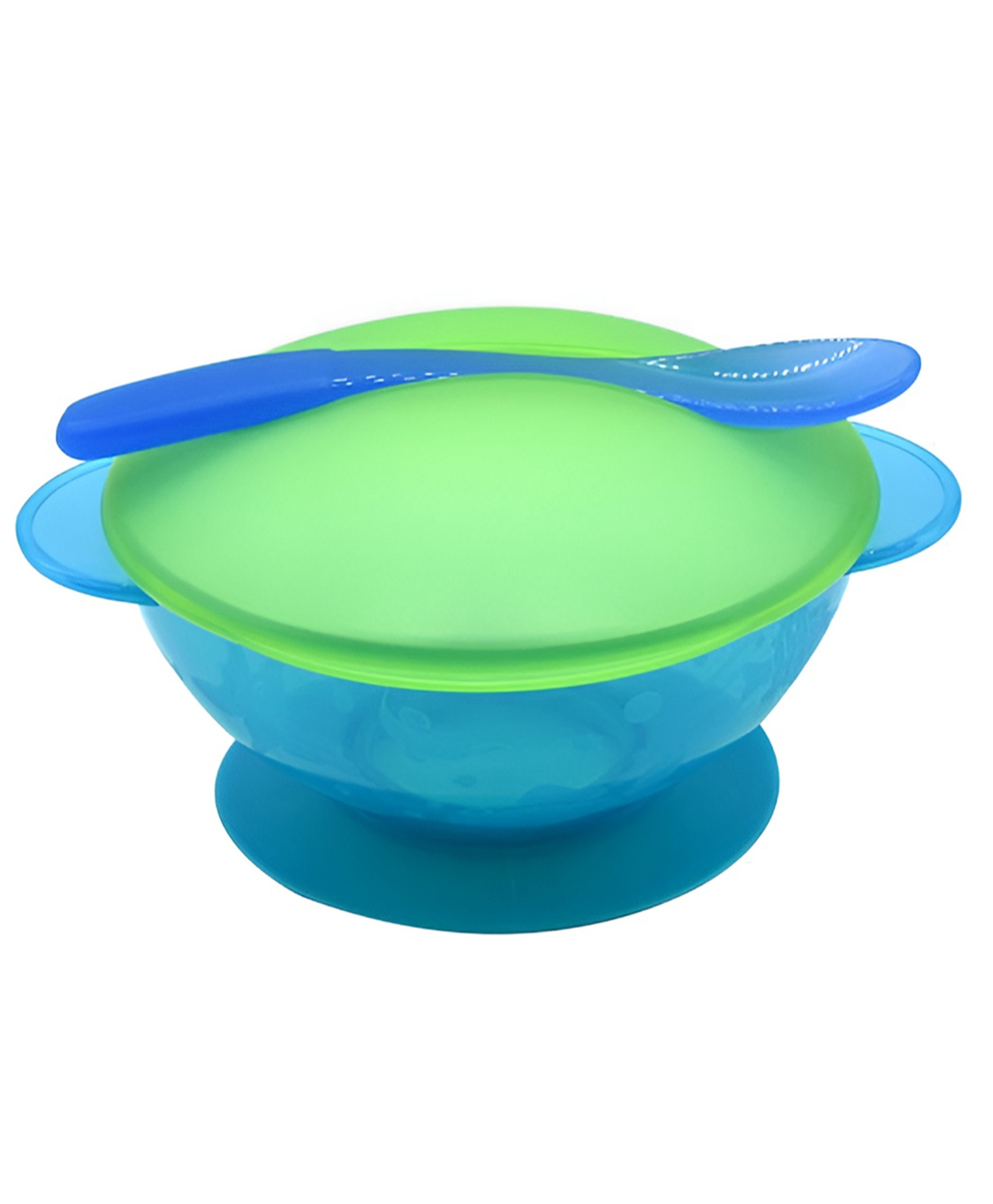 COZY VIBES olorful Baby Suction Bowl Training Adhesive Newborn Spoon and Bowl Set - PACK OF 1 - COLOR MAY VARY-image-21