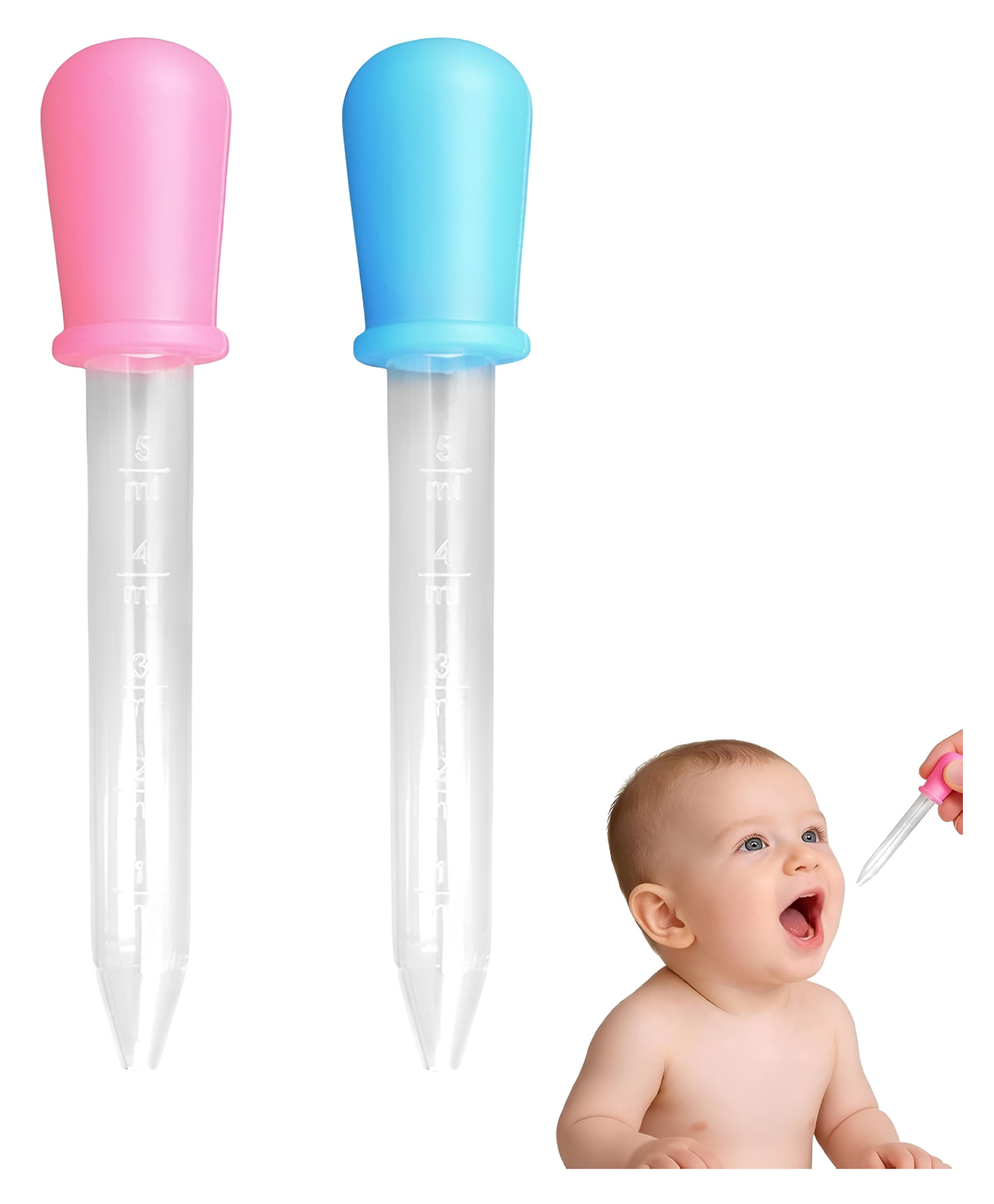 COZY VIBES Liquid Dropper Food Grade Silicone & Plastic Transfer Pipette, Clear Measurement Scale, Easy Clean - PACK OF 1 - COLOR MAY VARY-image-48
