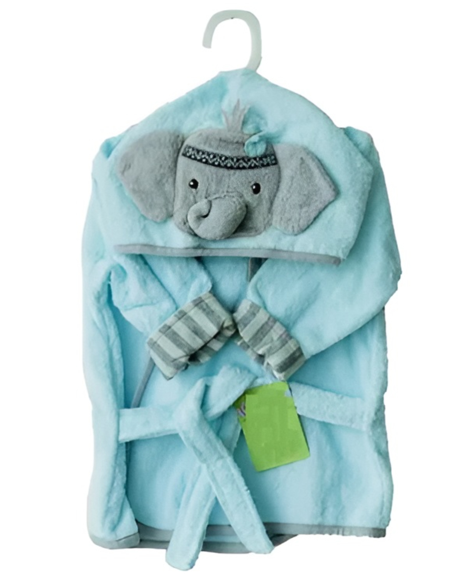 COZY VIBES Cute Animal Baby Hooded Towel Bathrobe | 100% Organic Cotton Bathrobe With Hood - PACK OF 1 - COLOR MAY VARY-picture-31