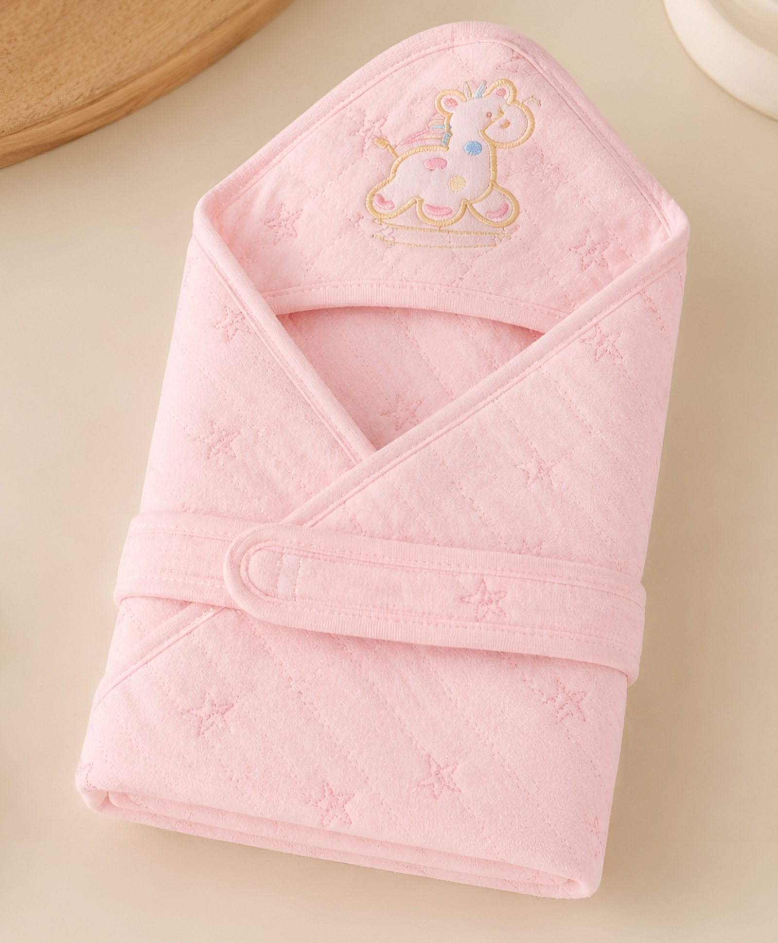 COZY VIBES Soft Cotton Baby Wrapper | Newborn Swaddle Blanket | | Infant Swaddling Cloth | Breathable & Skin-Friendly | All Season Baby Wrap - PACK OF 1 - COLOR MAY VARY-image-21