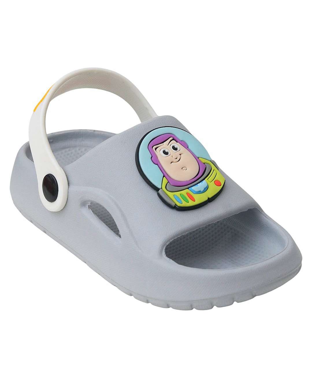 Yellow Bee Disney Pixar Featuring Buzz Lightyear Applique Detailed Slingback Sandals - Grey-picture-37